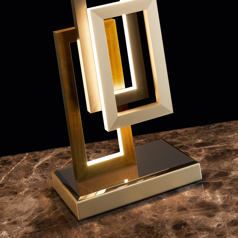 Modern Italian Geometric Designer Table Lamp