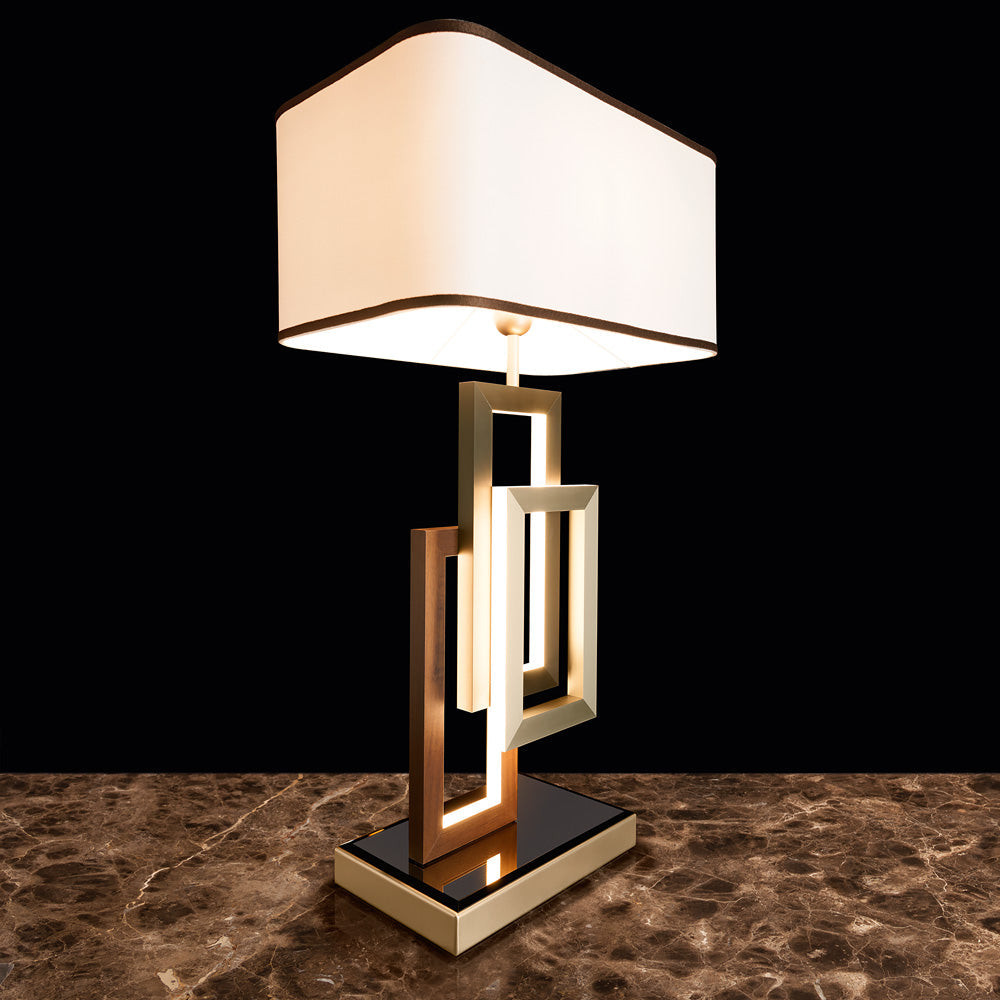Modern Italian Geometric Designer Table Lamp
