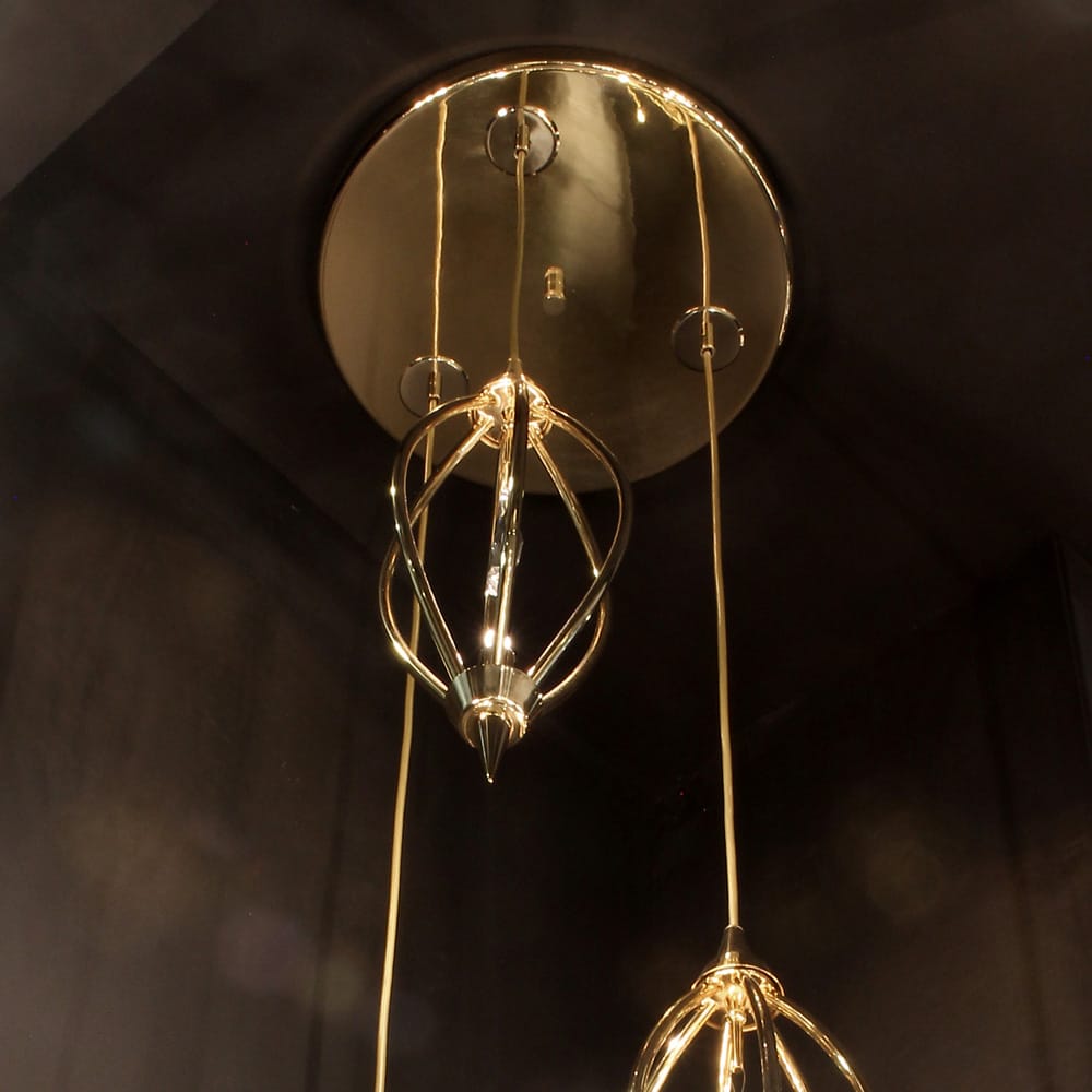 Modern Crystal Triple Chandelier