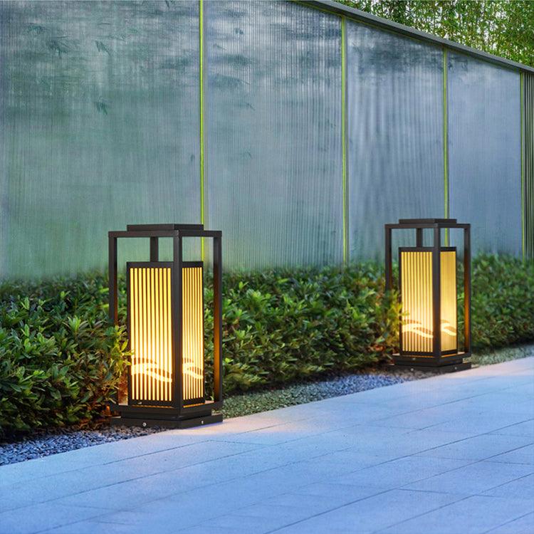 Square Cage Outdoor Light Table Lamp