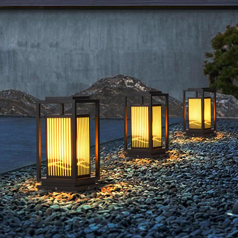 Square Cage Outdoor Light Table Lamp