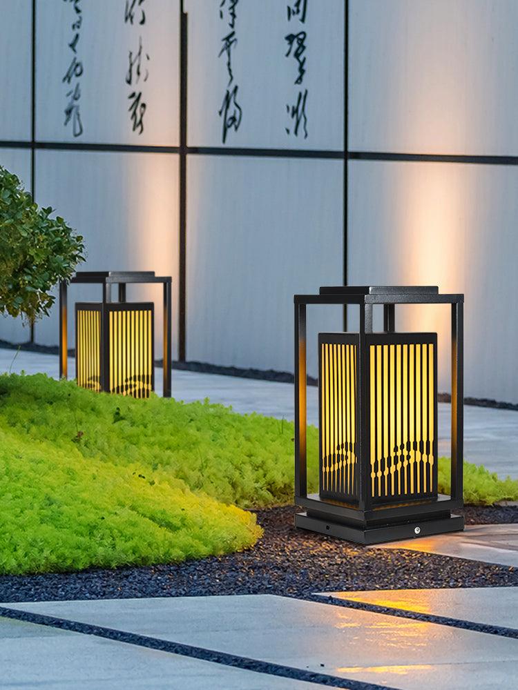 Square Cage Outdoor Light Table Lamp