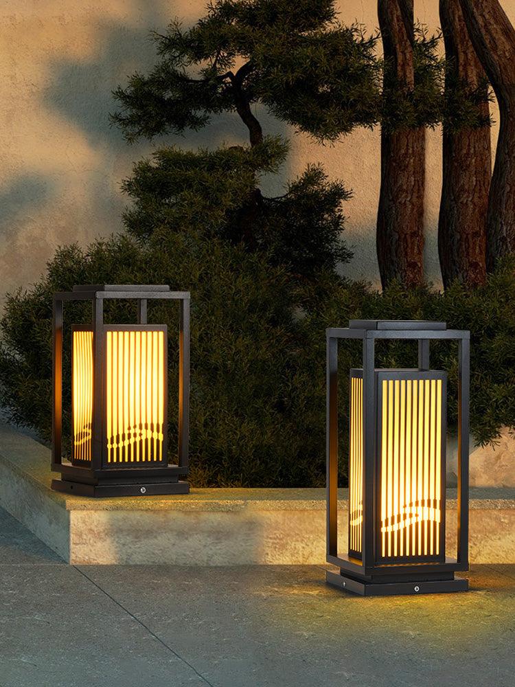 Square Cage Outdoor Light Table Lamp