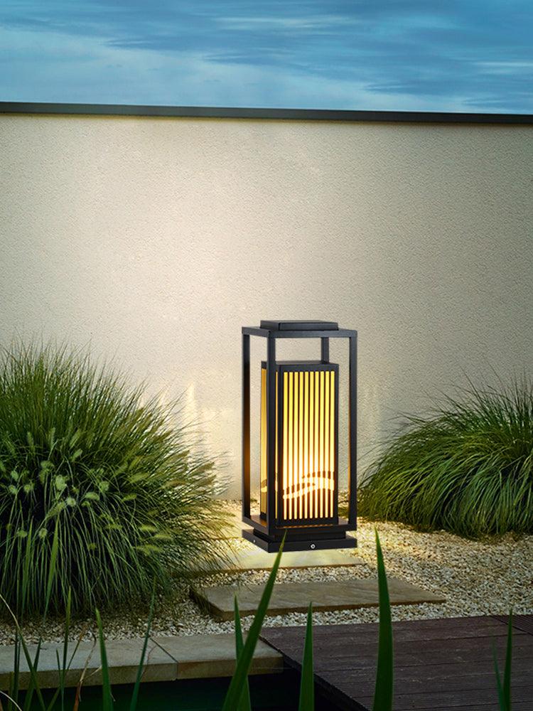 Square Cage Outdoor Light Table Lamp