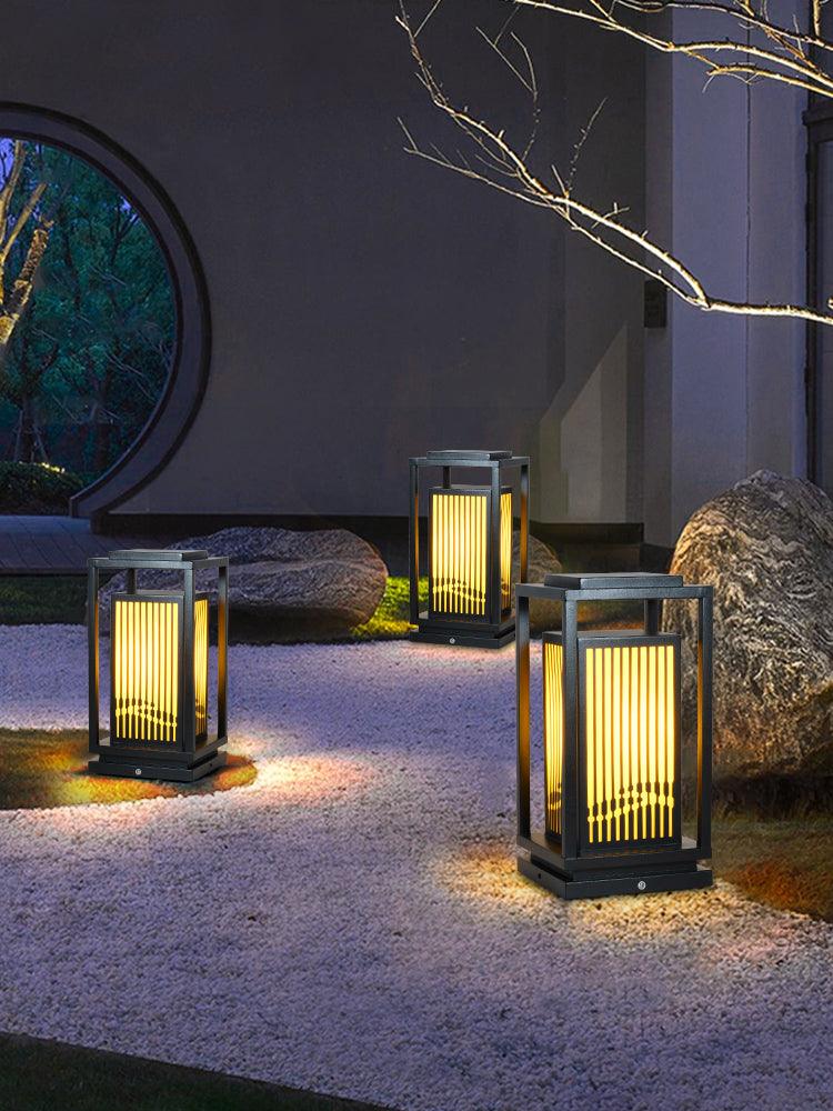 Square Cage Outdoor Light Table Lamp