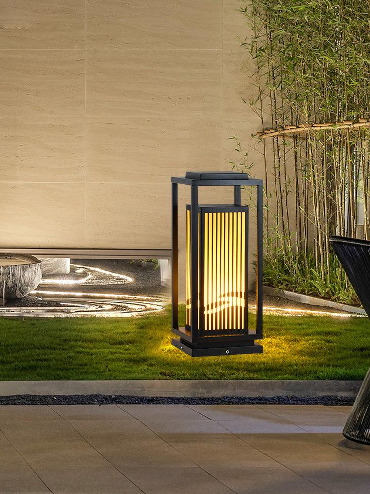 Square Cage Outdoor Light Table Lamp