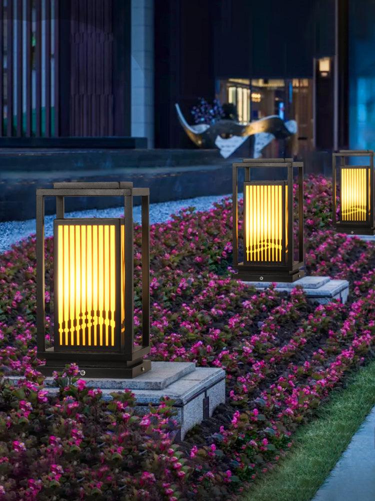 Square Cage Outdoor Light Table Lamp