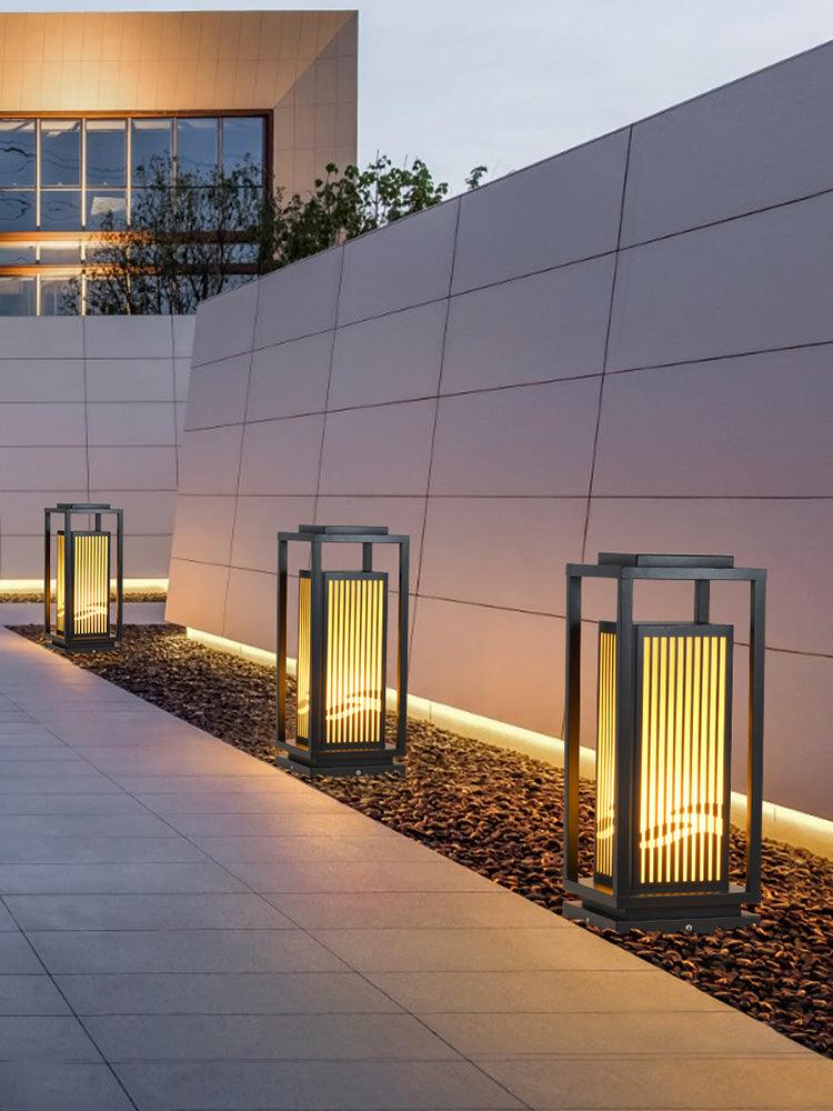 Square Cage Outdoor Light Table Lamp