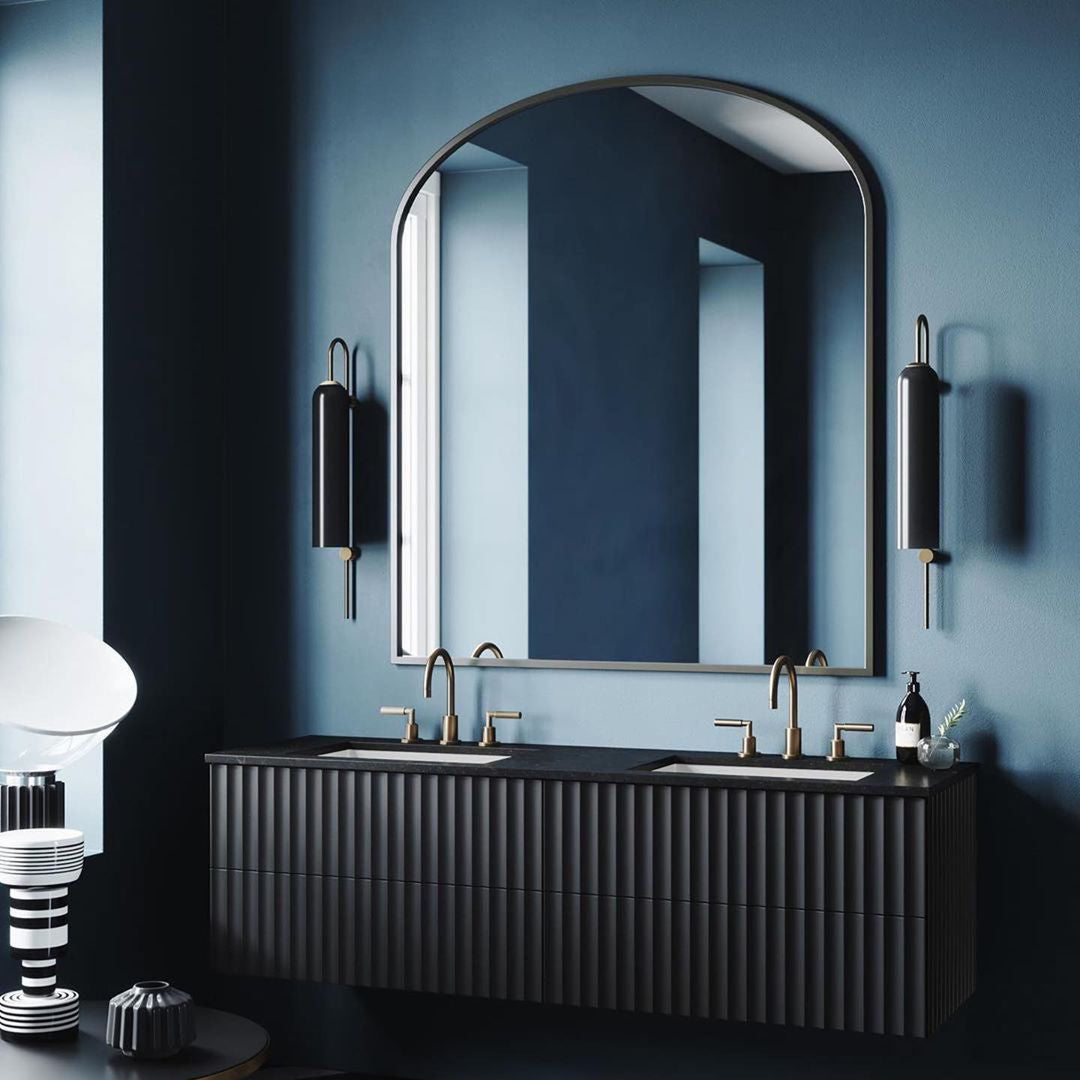 Contemporary Glass Wall Light - W 19cm x H 80cm Metal, Plug-In Wall Sconce, detail 38