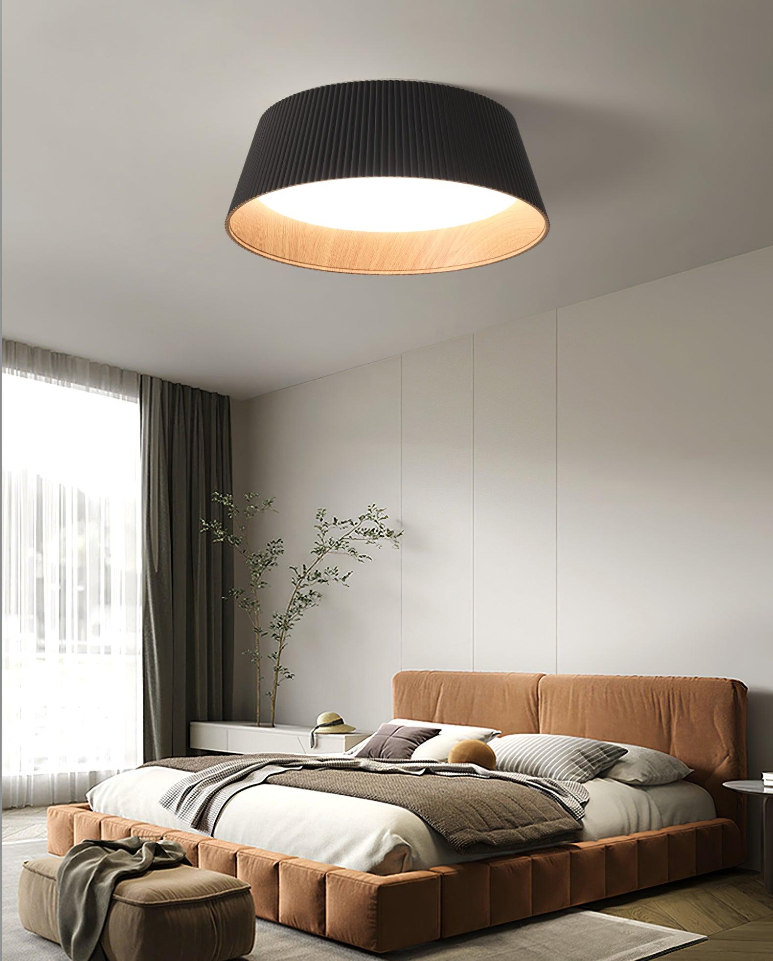 Modern Ribbed Overhead Light Ceiling Light