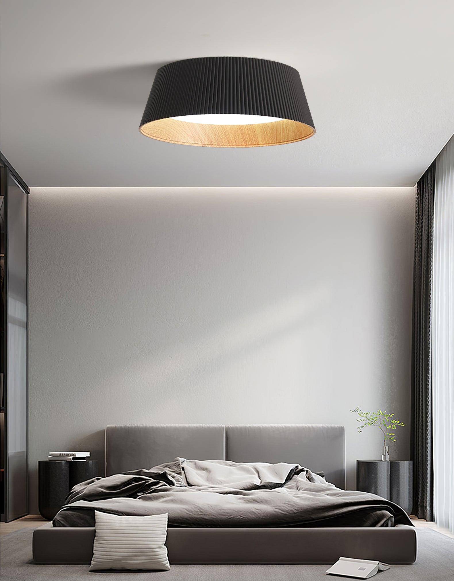 Modern Ribbed Overhead Light Ceiling Light