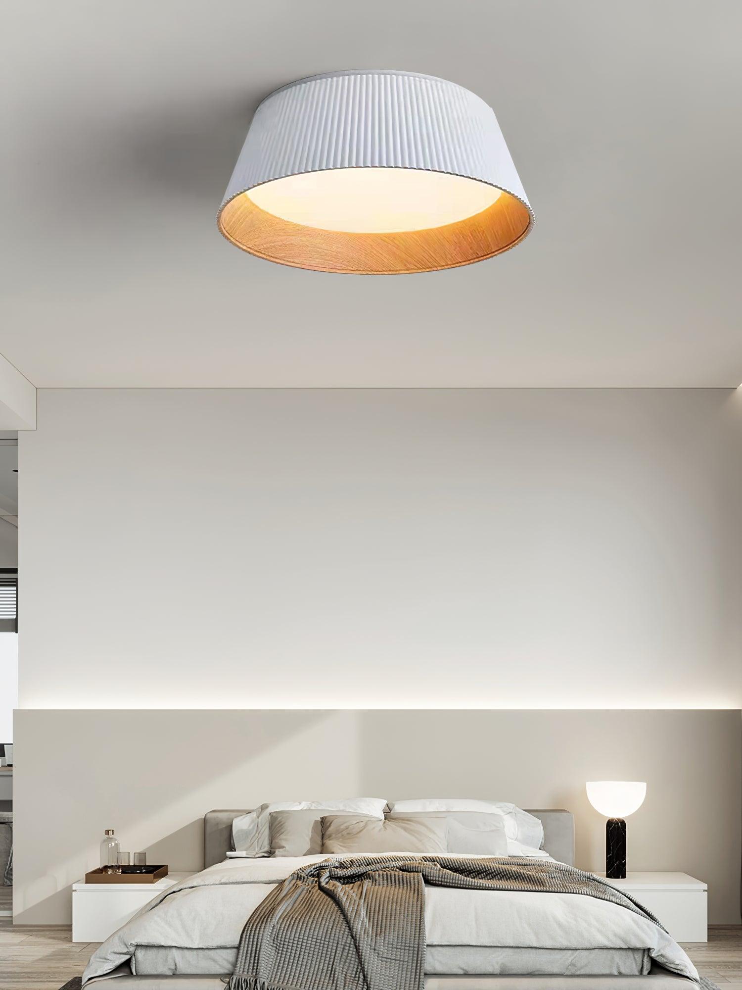 Modern Ribbed Overhead Light Ceiling Light