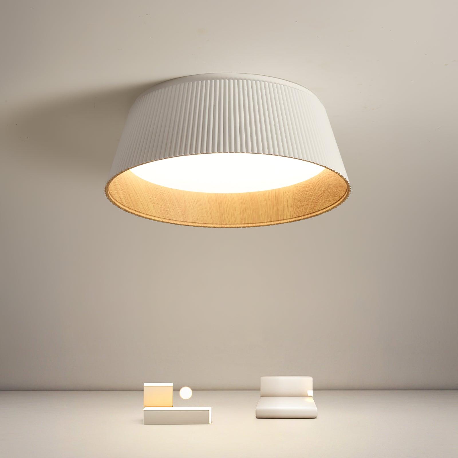 Modern Ribbed Overhead Light Ceiling Light