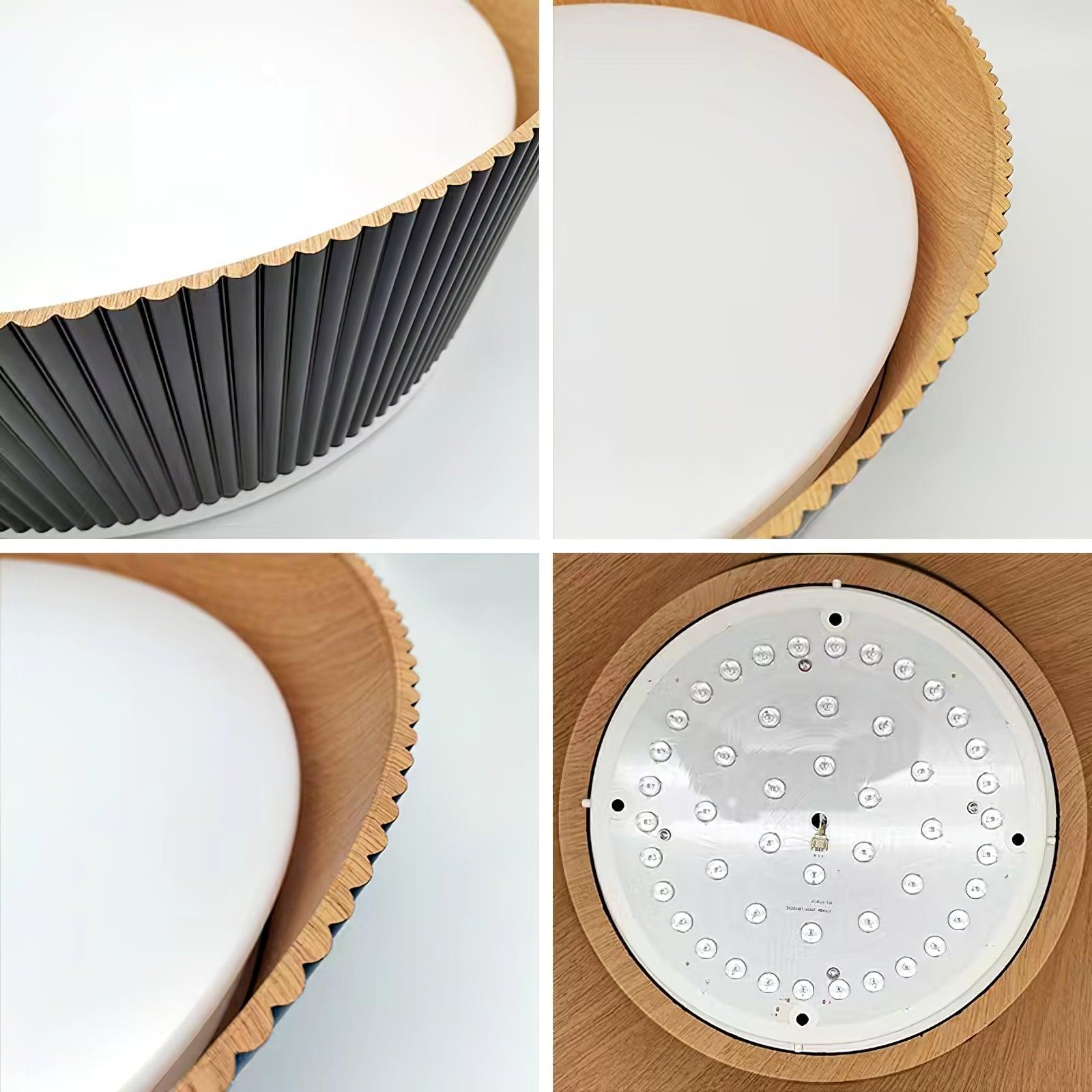 Modern Ribbed Overhead Light Ceiling Light