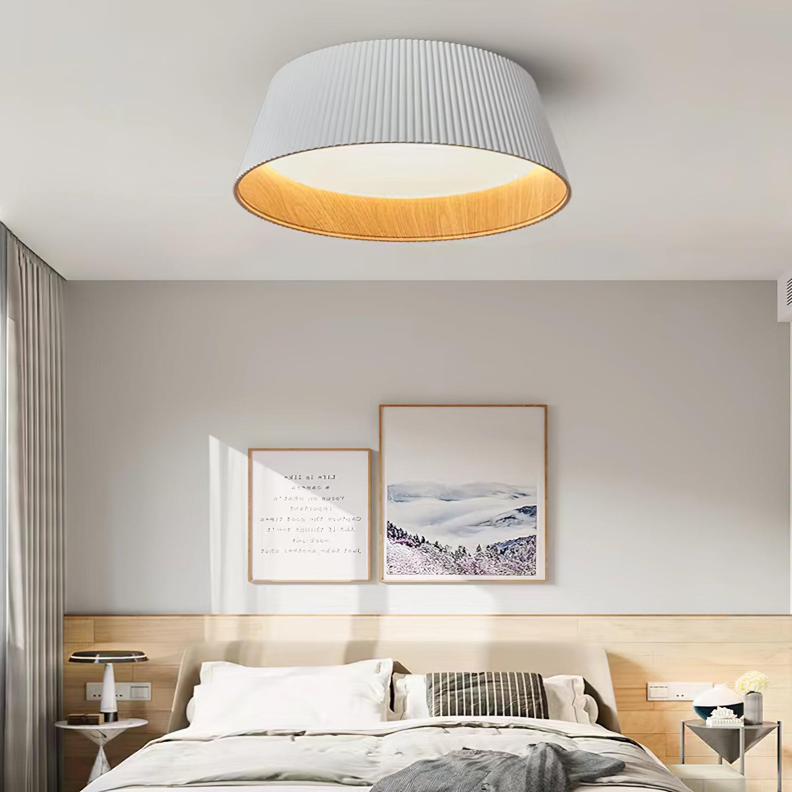 Modern Ribbed Overhead Light Ceiling Light