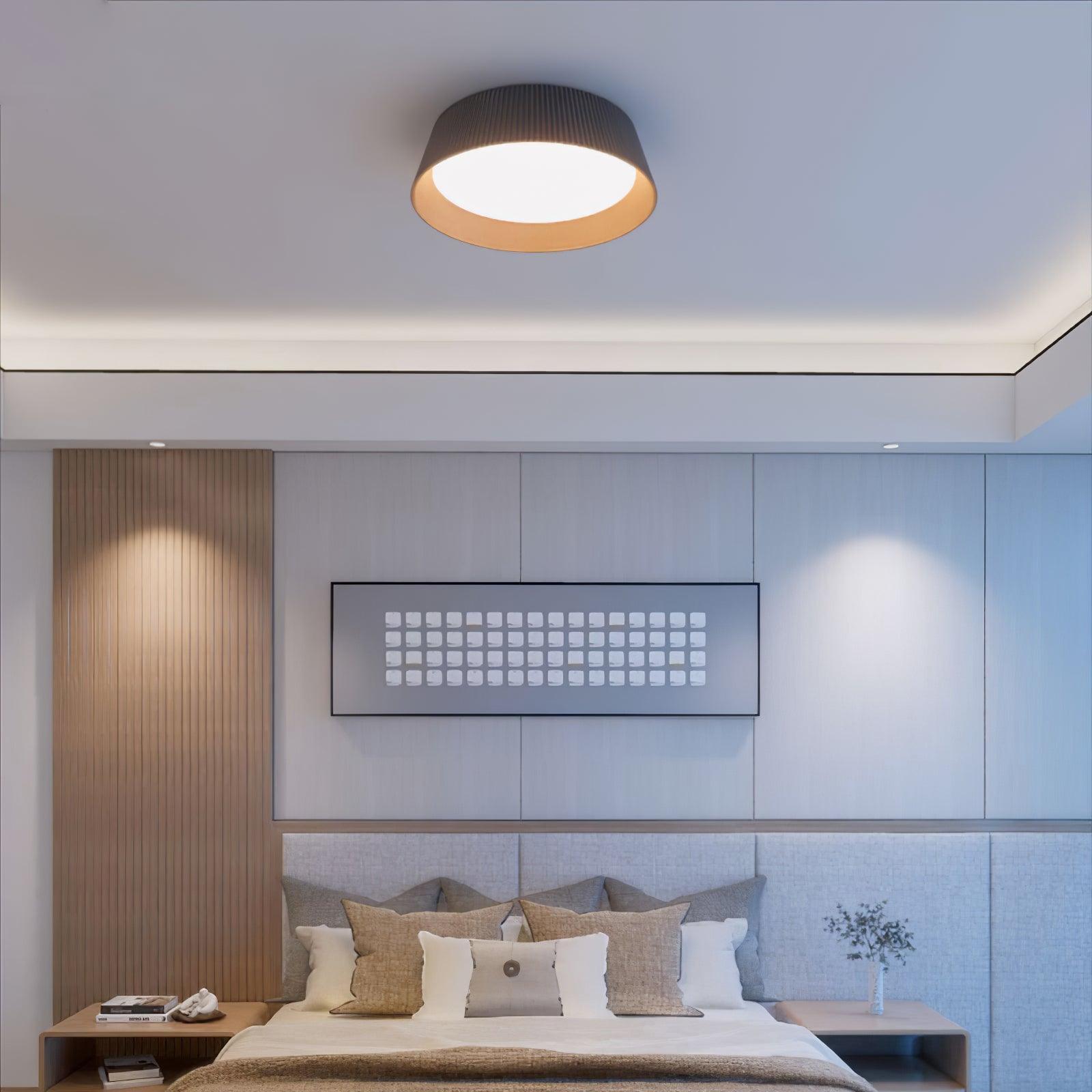 Modern Ribbed Overhead Light Ceiling Light
