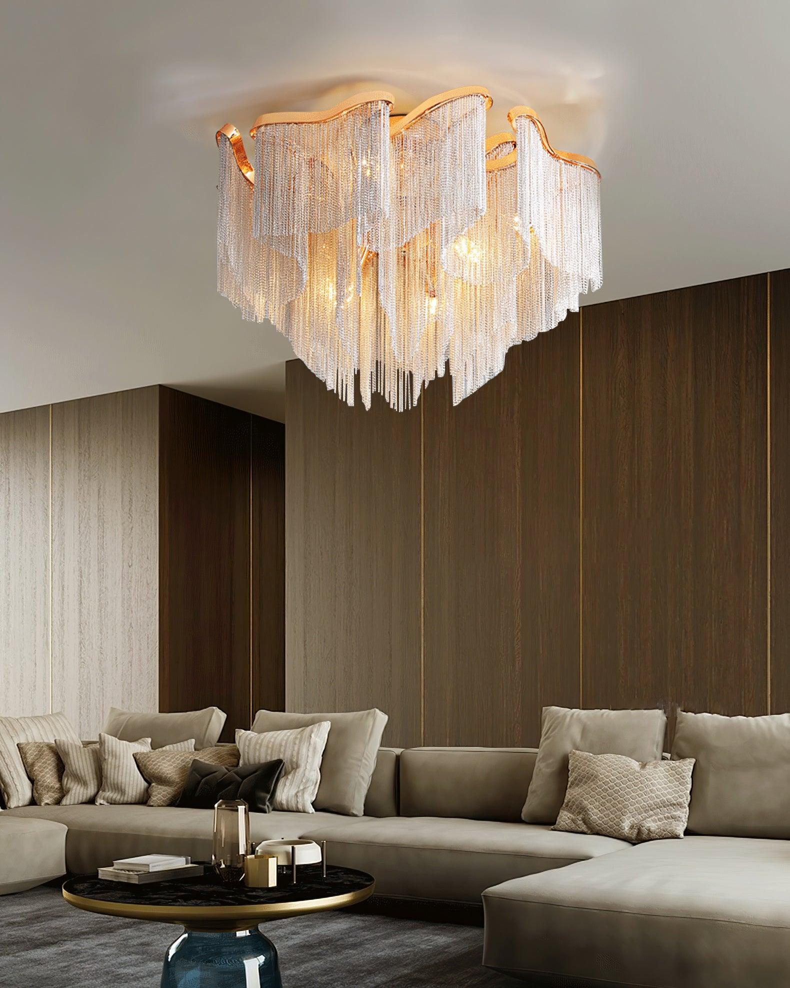 Modern Tassel Ceiling Light