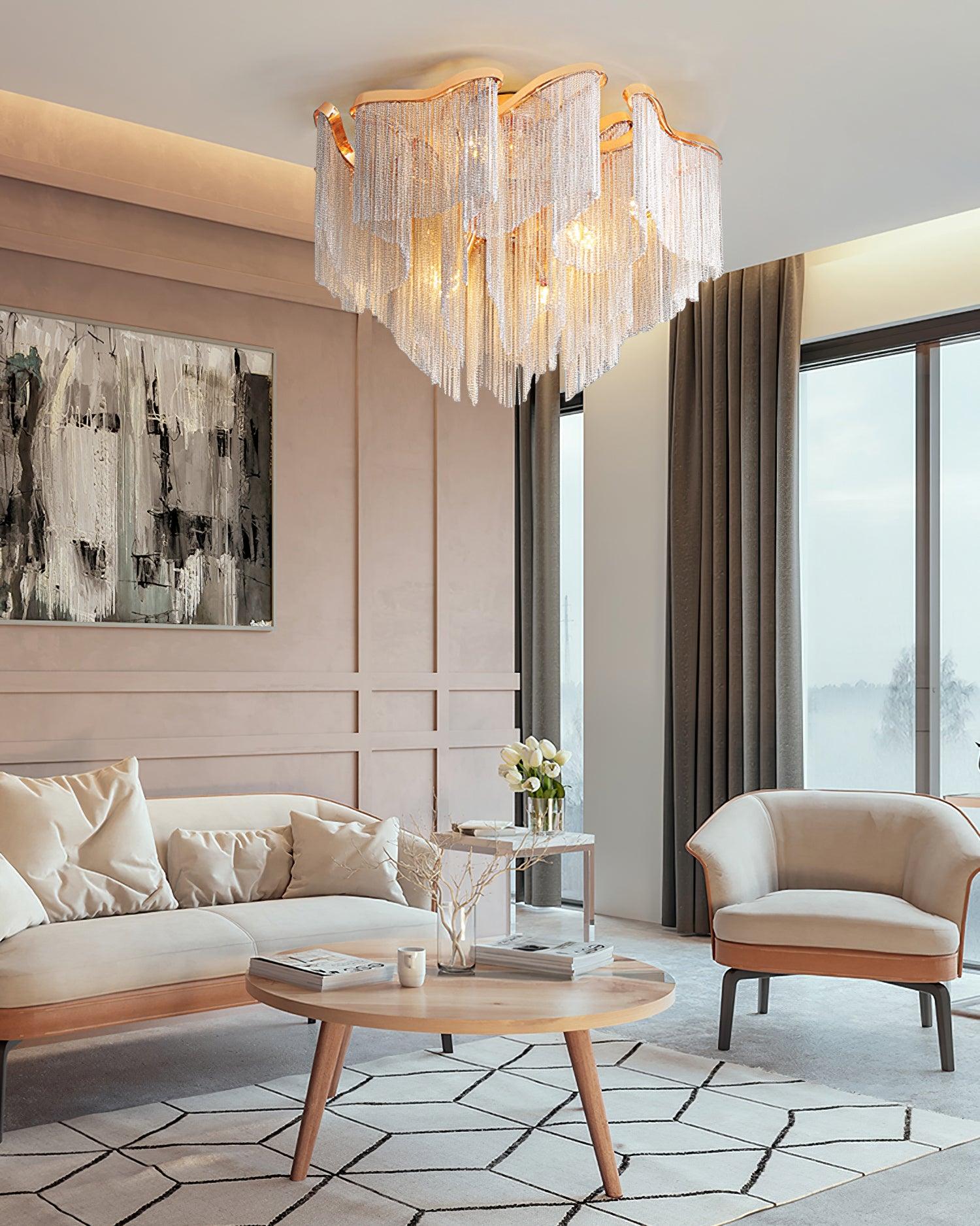 Modern Tassel Ceiling Light