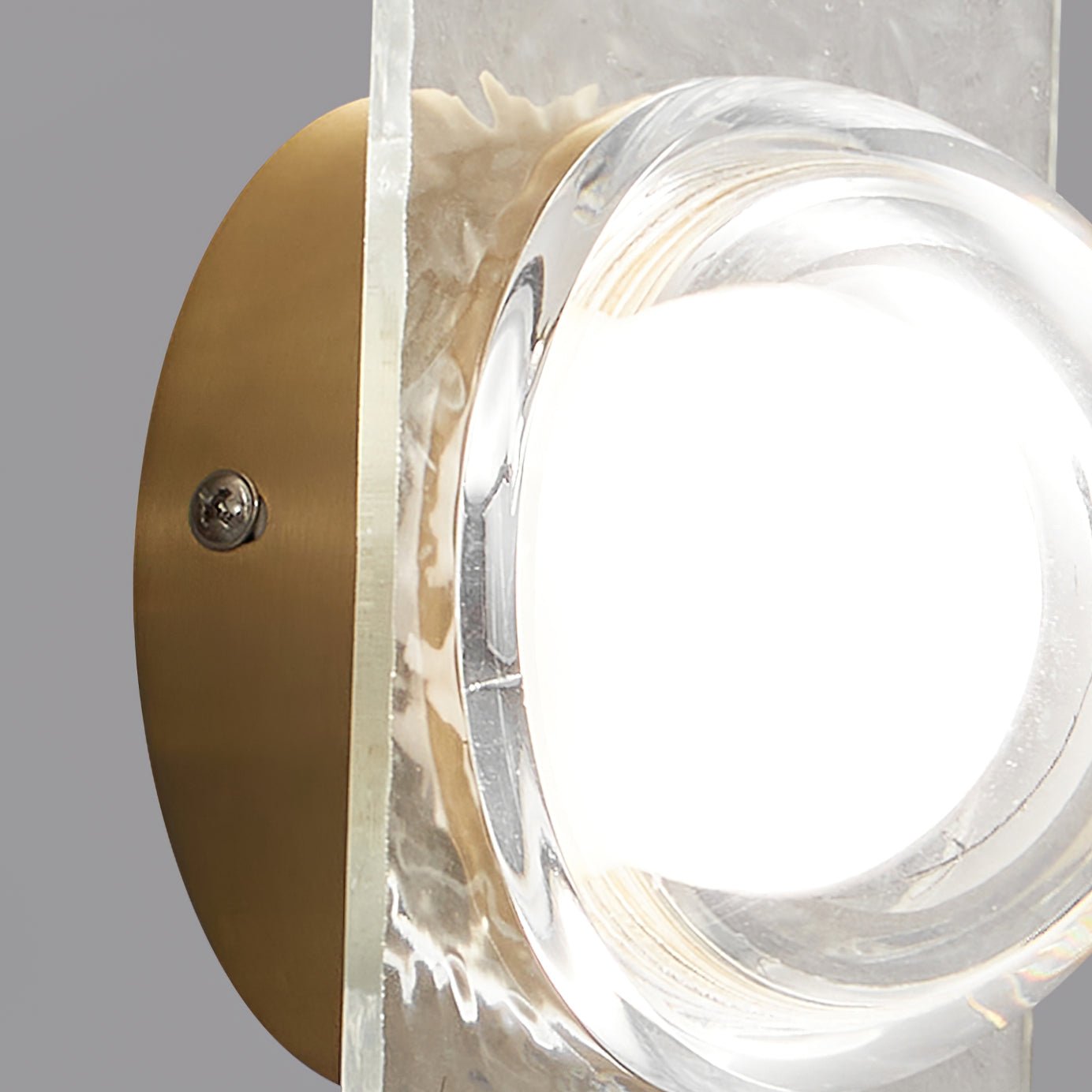 Modulo Brass Wall Sconce