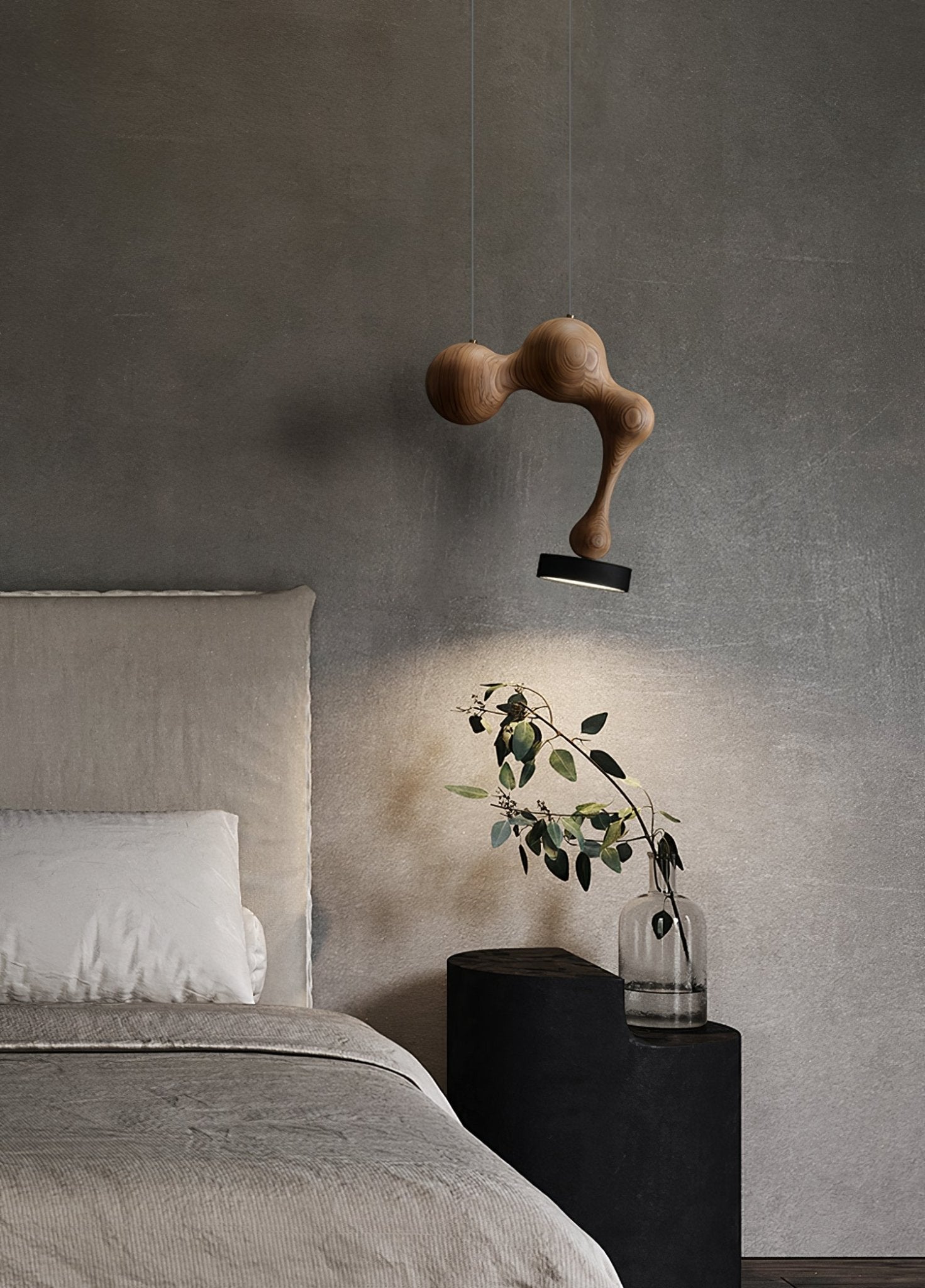 Molecule Wooden Pendant Light