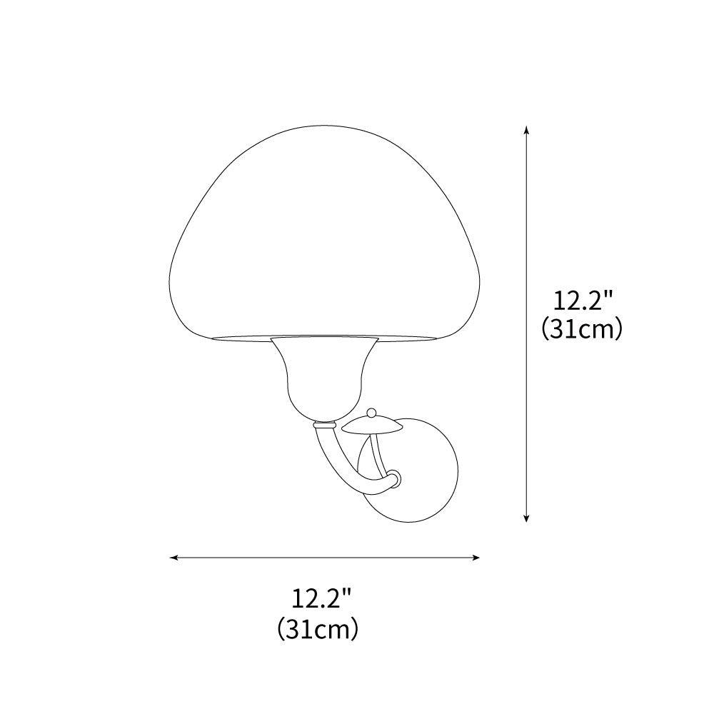 Molly Mushroom Wall Lamp 12.2