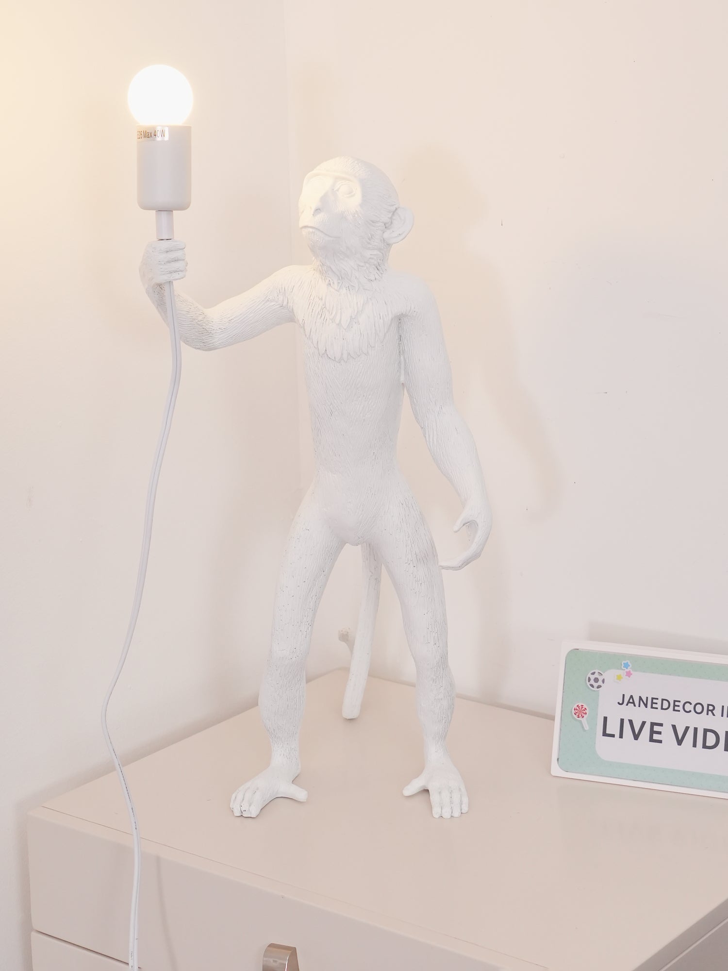 Monkey Nightstand Lamp Table Lamp