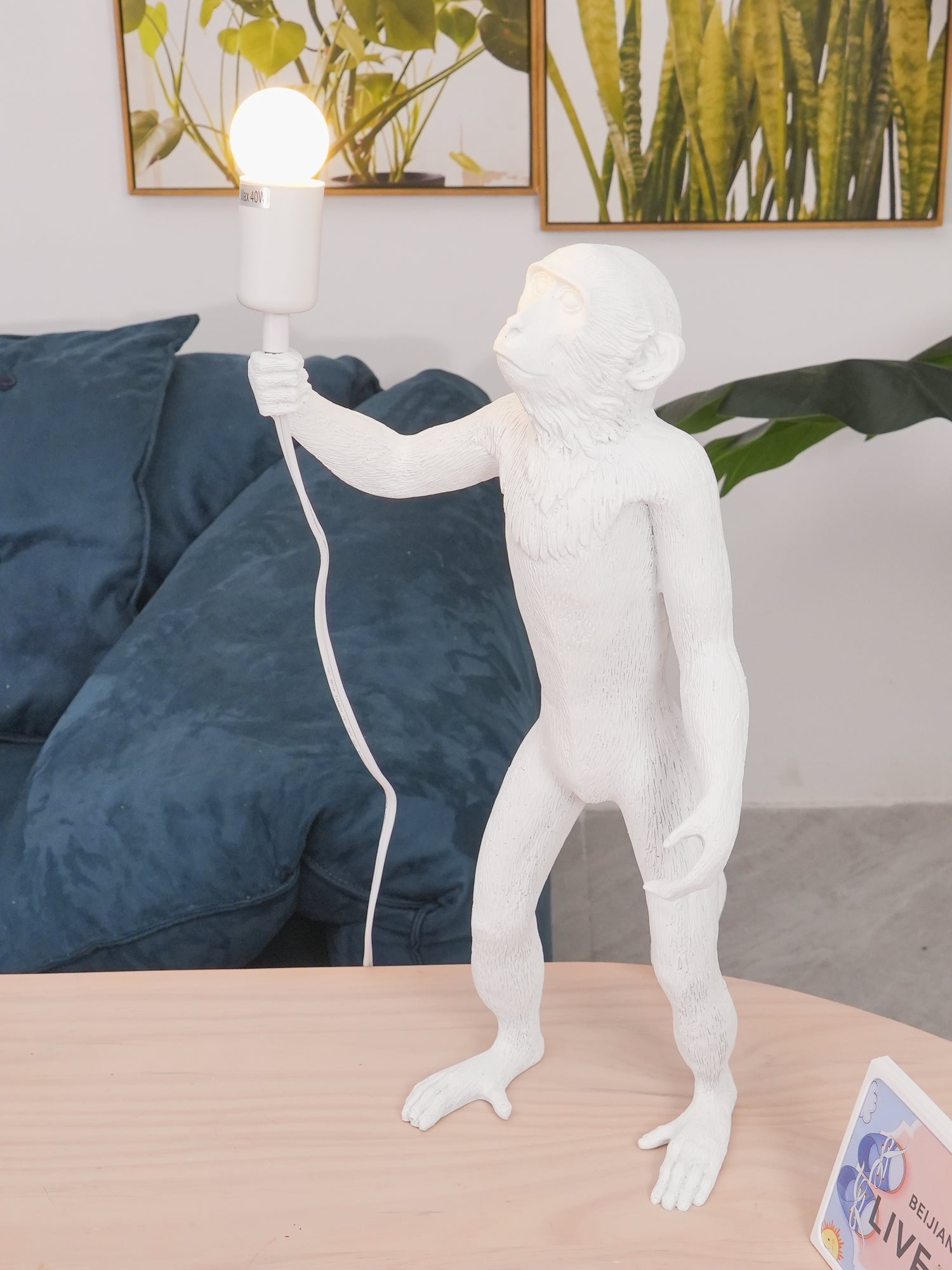 Monkey Nightstand Lamp Table Lamp