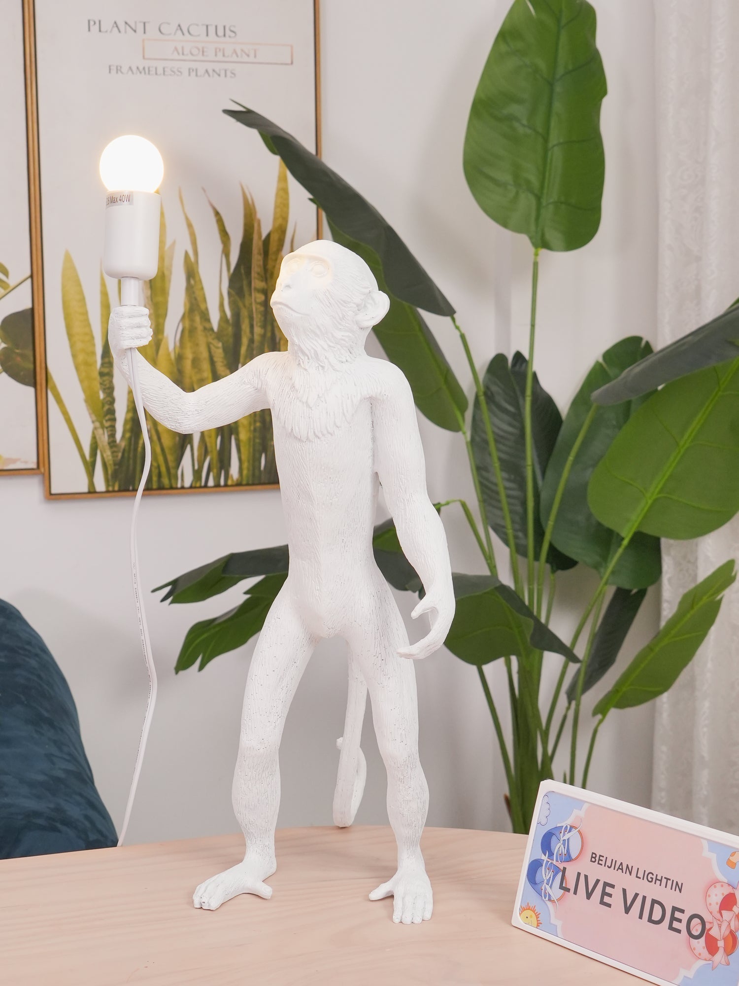 Monkey Nightstand Lamp Table Lamp
