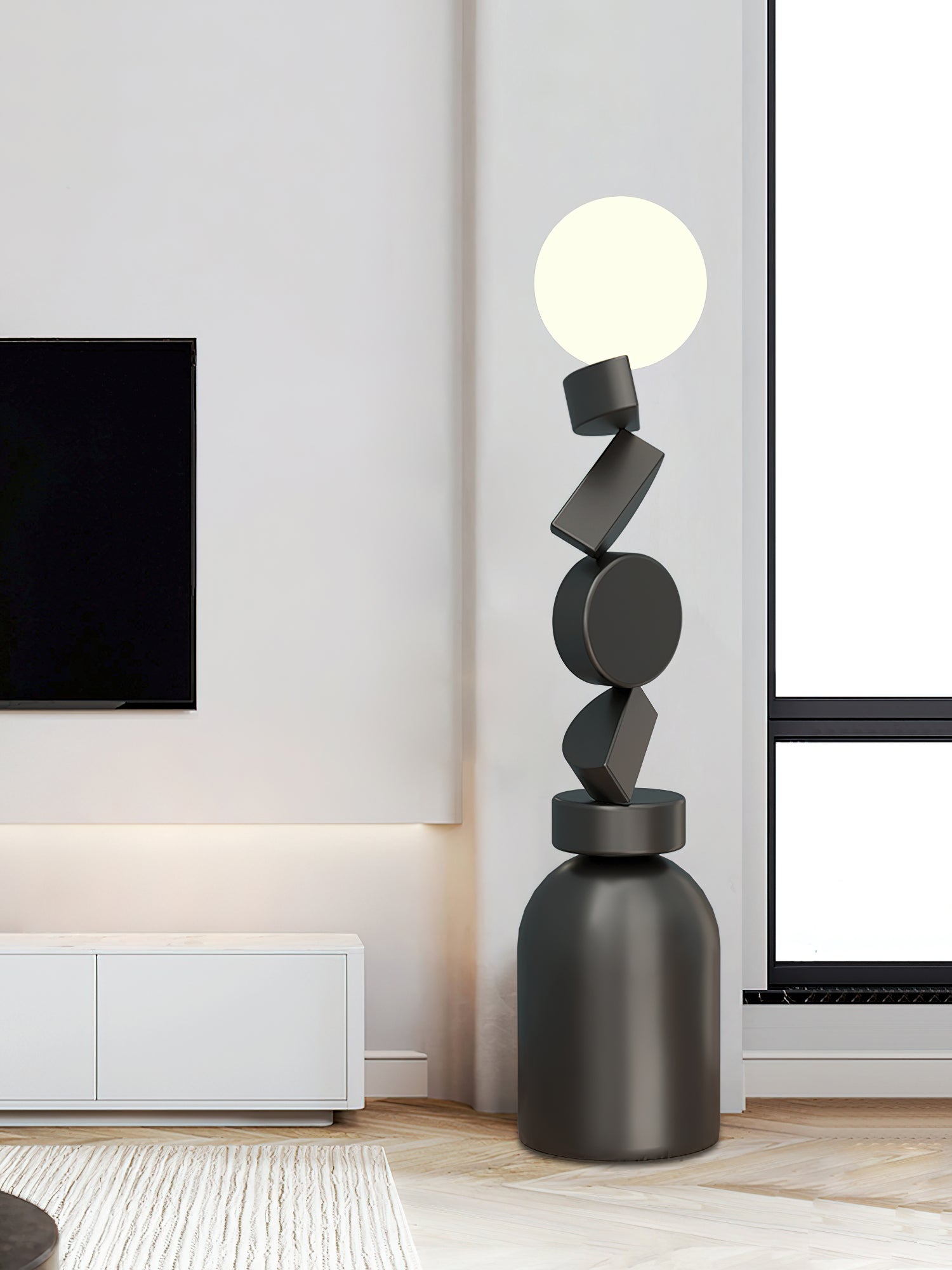 Monolith Cube Floor Light, Floor Lamp, detail 11