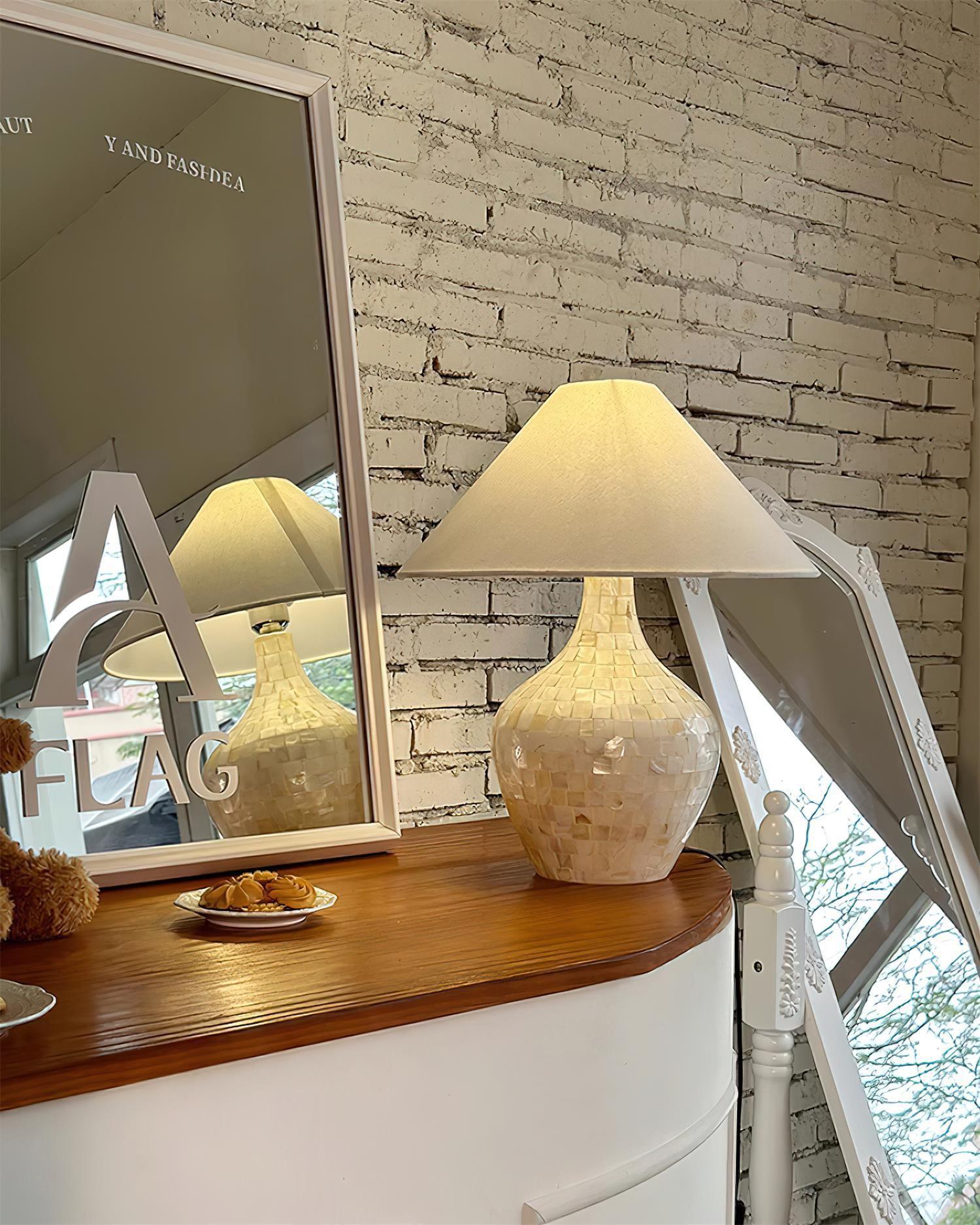 Mosaic Table Lamp 16.5