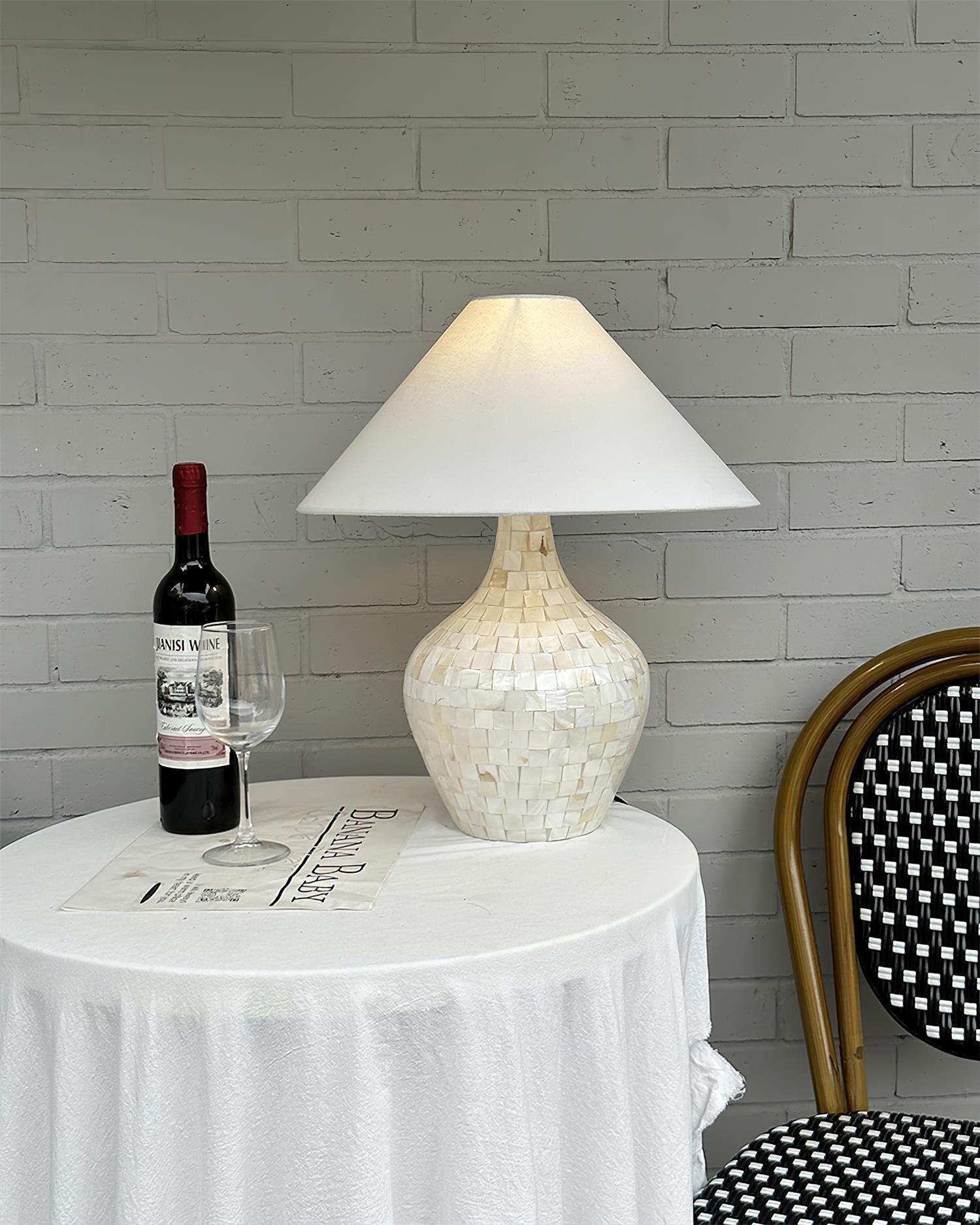 Mosaic Table Lamp 16.5