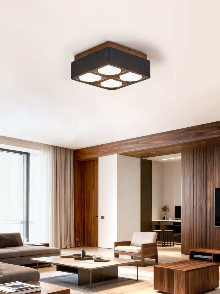 Multi Spot Square Ceiling Light