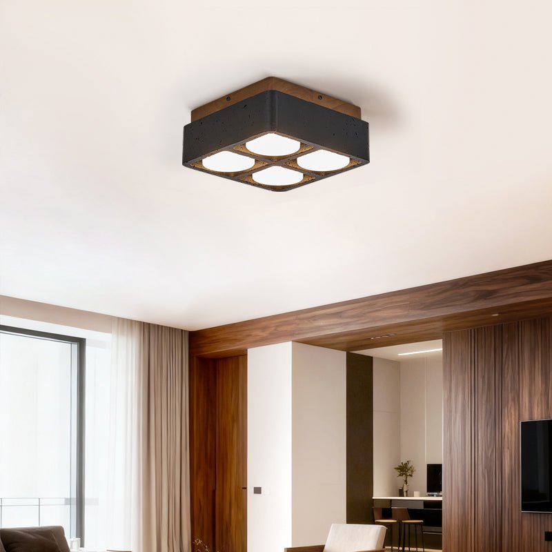 Multi Spot Square Ceiling Light