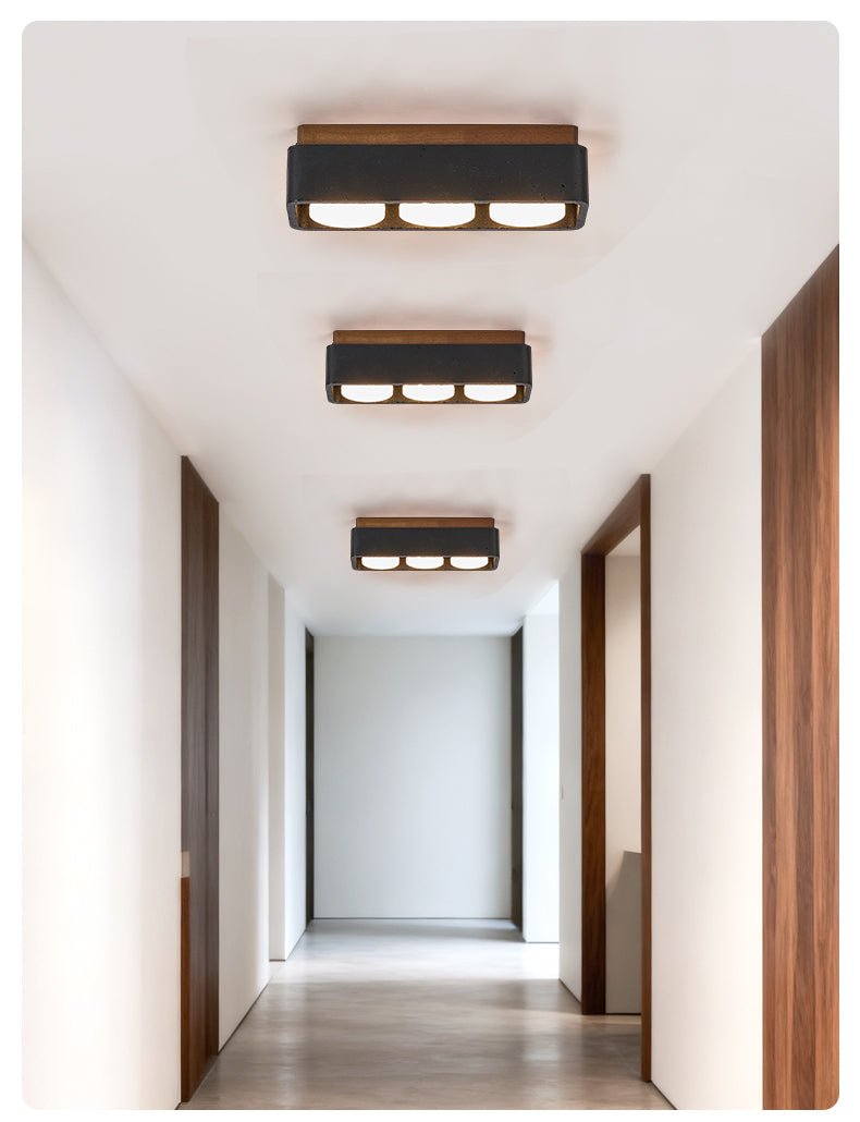 Multi Spot Square Ceiling Light