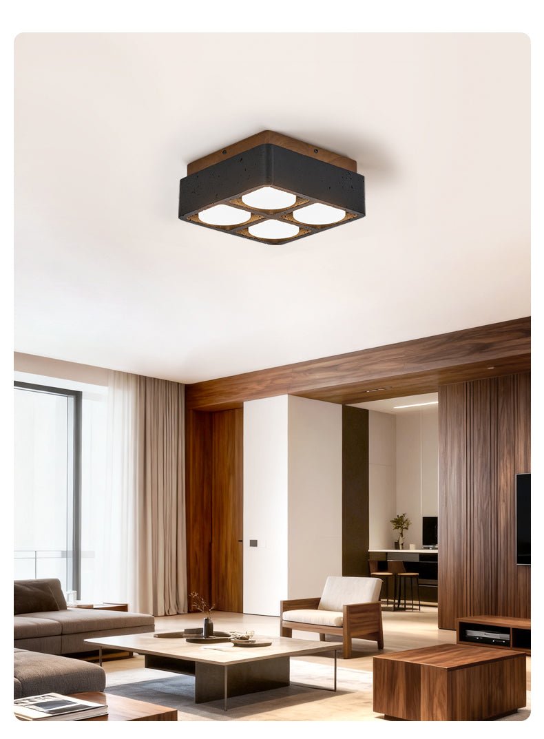 Multi Spot Square Ceiling Light