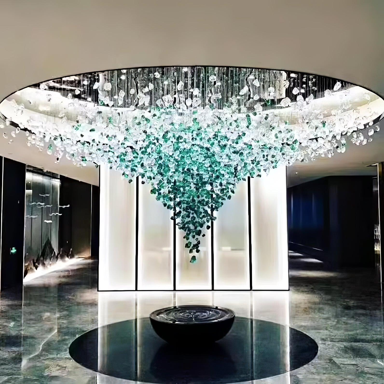 Chandelier detail image with finish, structure, and proportion visible