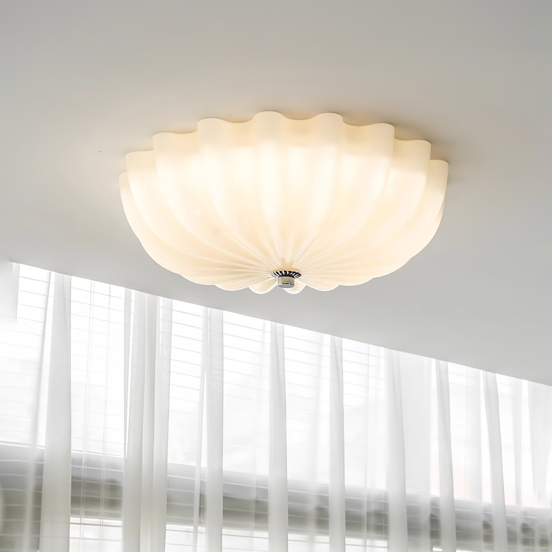 Murano Glass Flush Mount Light Ceiling Light