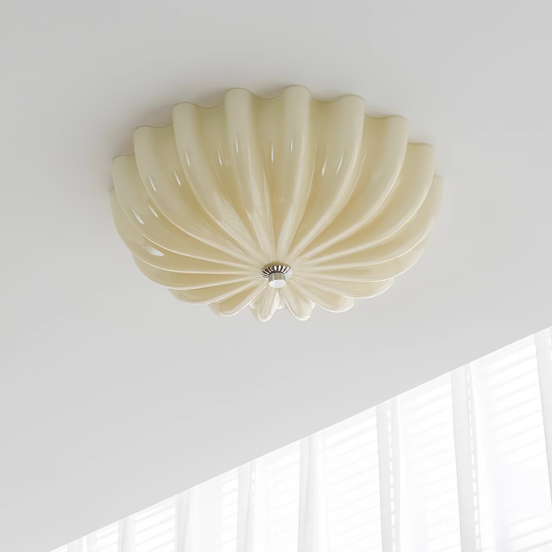 Murano Glass Flush Mount Light Ceiling Light
