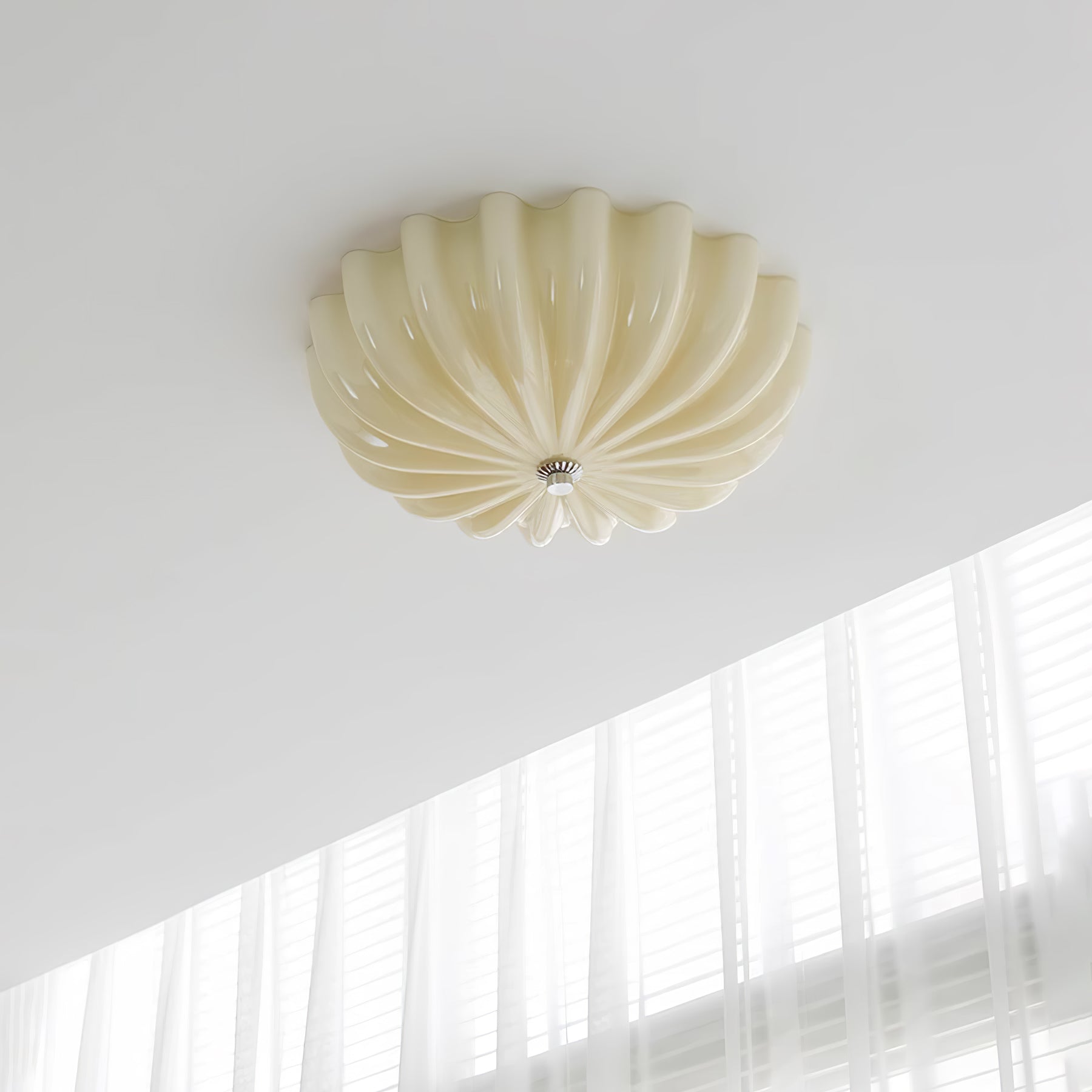 Murano Glass Flush Mount Light Ceiling Light