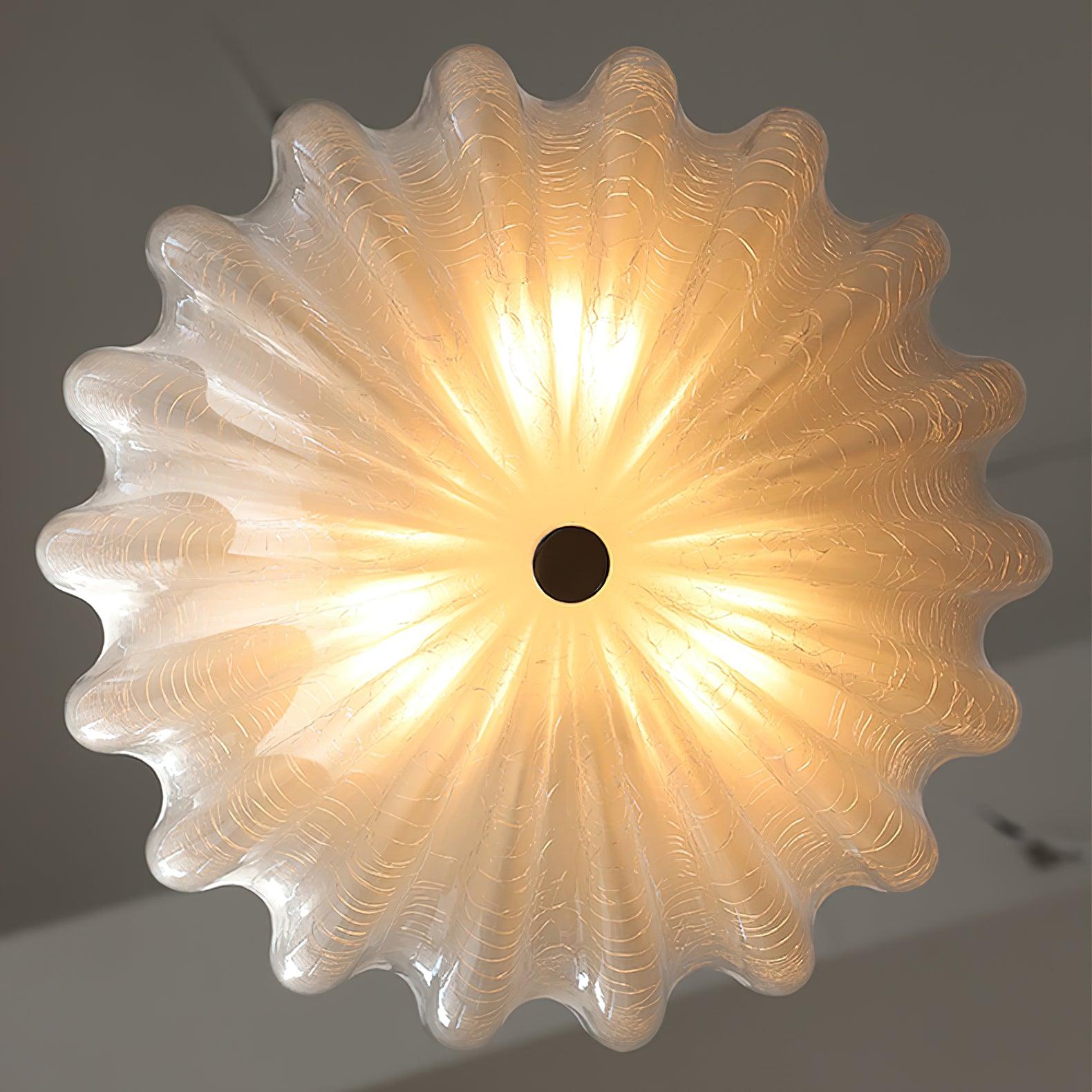 Murano Glass Flush Mount Light Ceiling Light