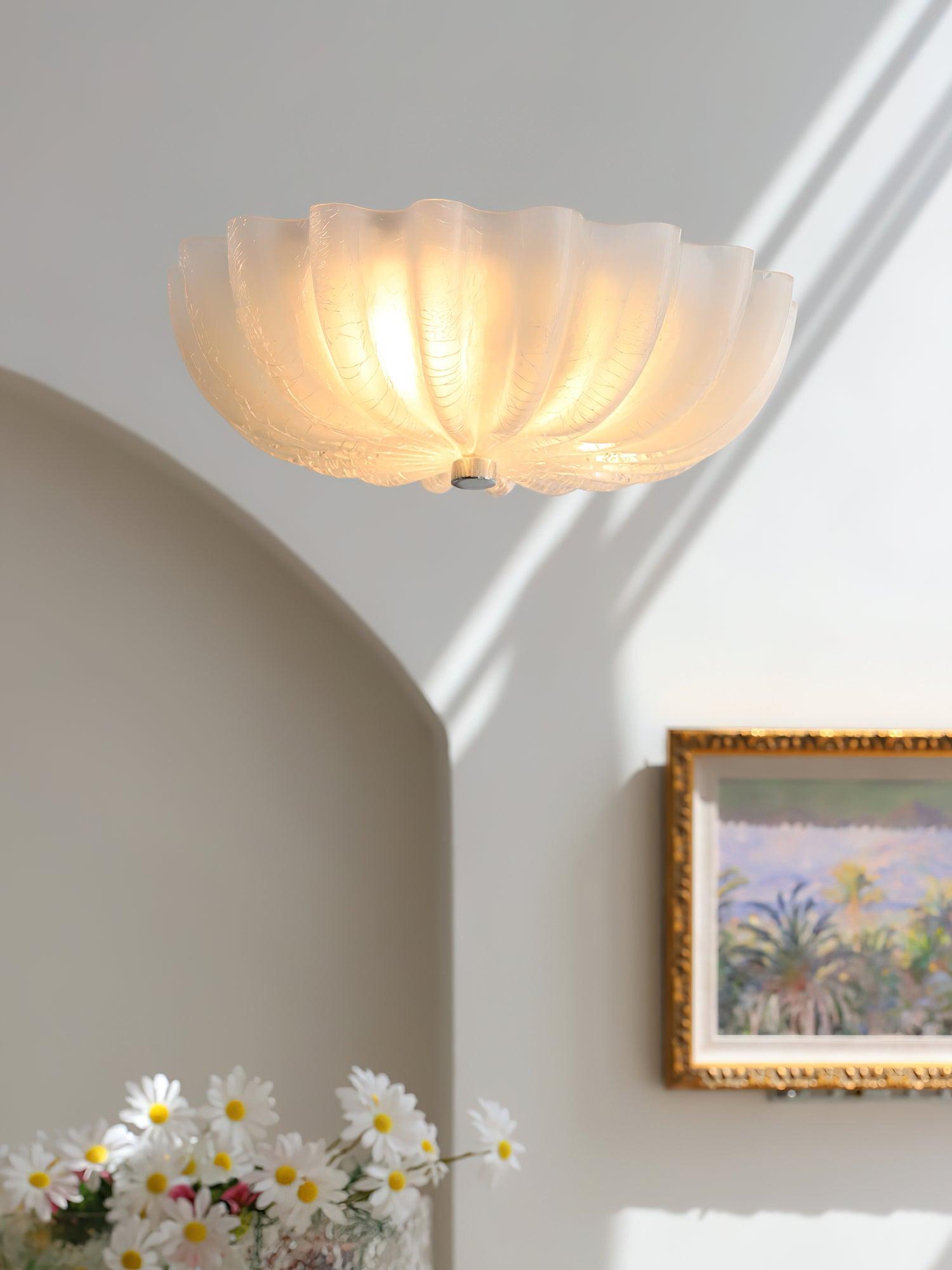 Murano Glass Flush Mount Light Ceiling Light