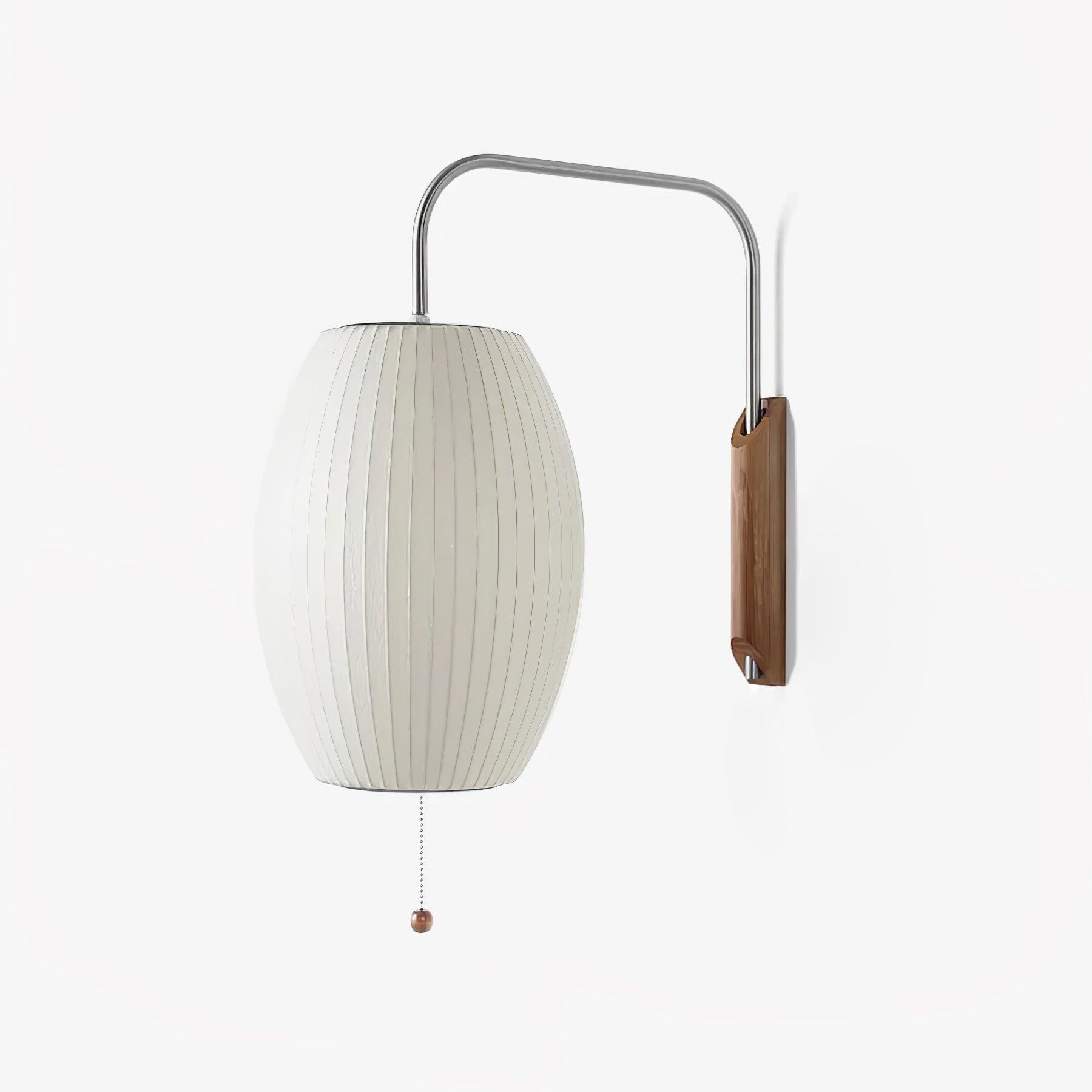 Nelson Bubble Wall Light, Hardwired Wall Sconce, Polymer, Dia 28cm x H 40cm