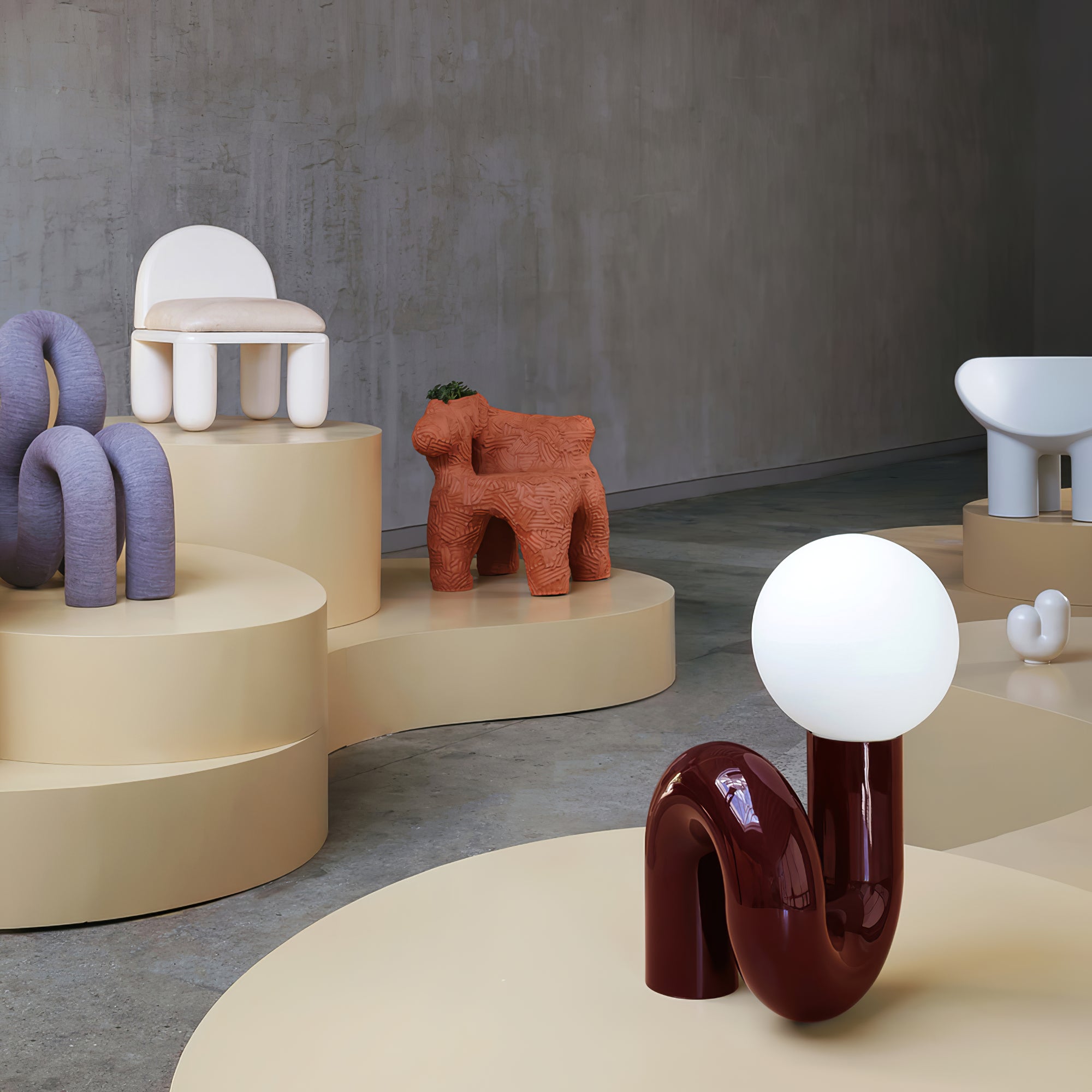 Playful N Shape Desk Lamp