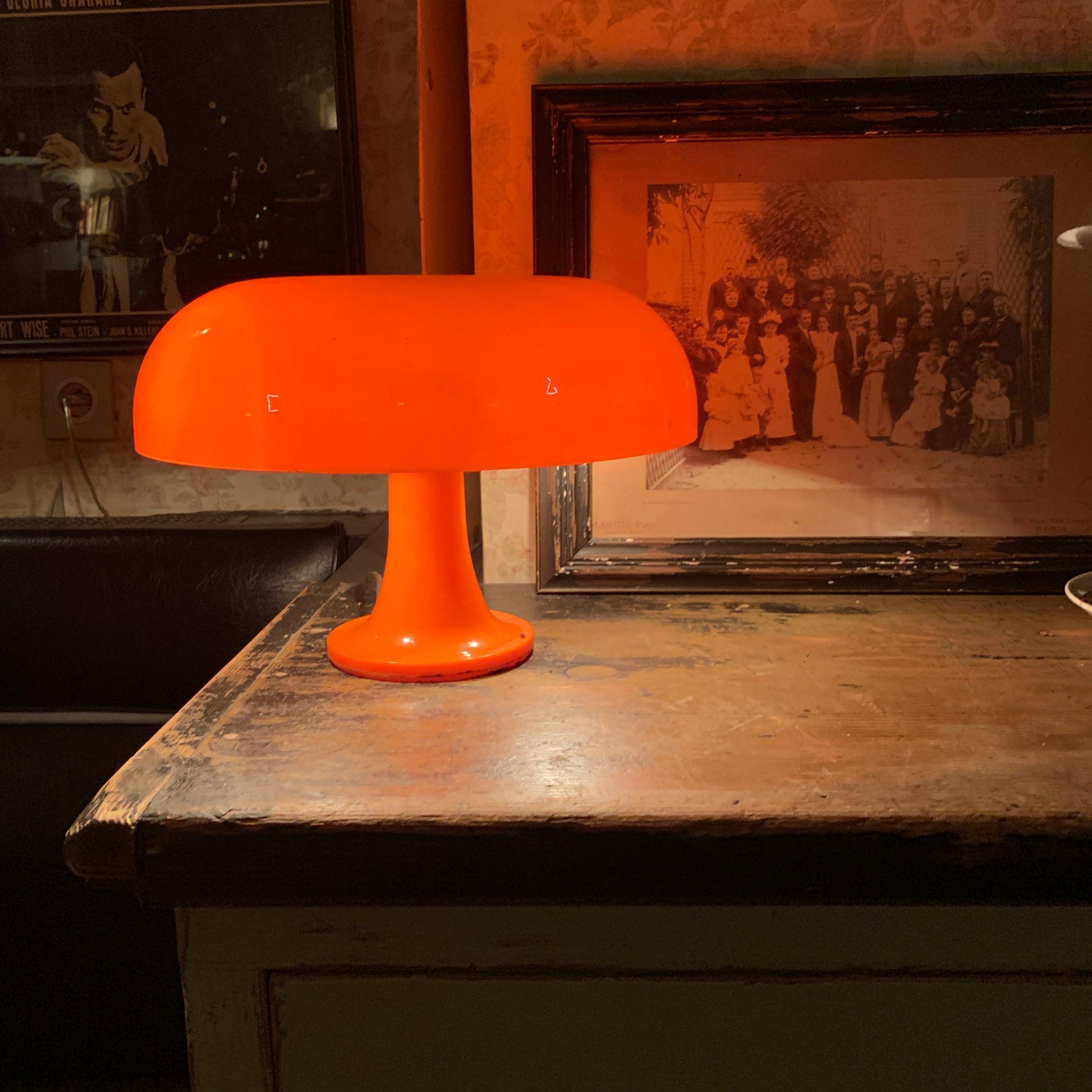 Close-up angle of Mushroom Playful Task Lamp Table Lamp showing form and material detail