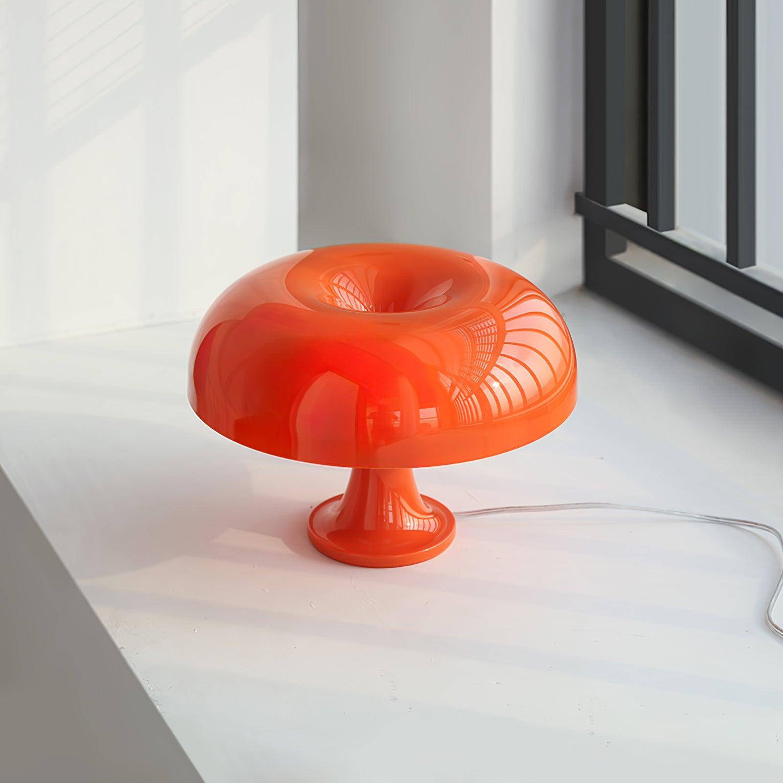 Close-up angle of Mushroom Playful Task Lamp Table Lamp showing form and material detail