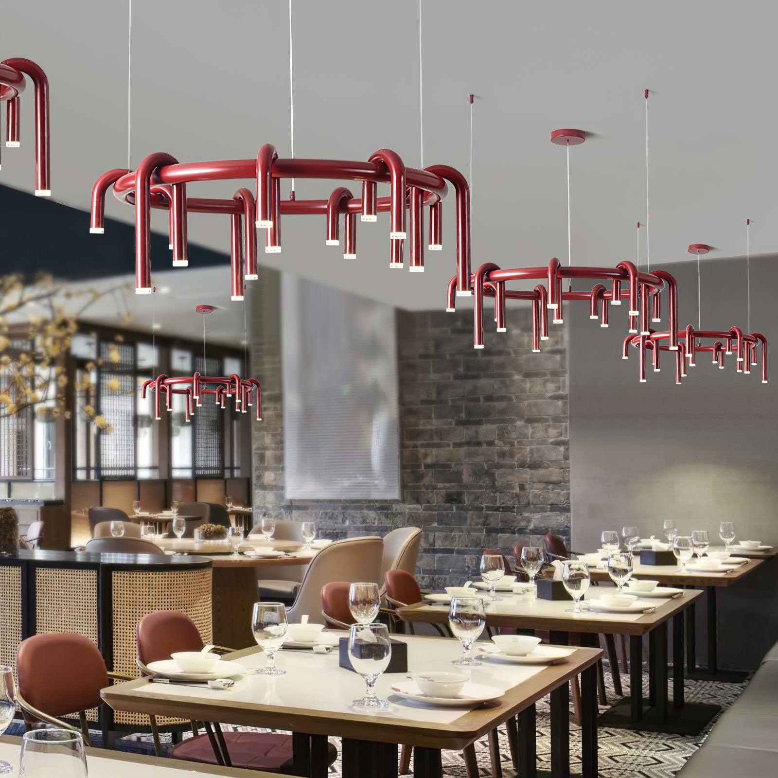 New U-Shaped Chandelier