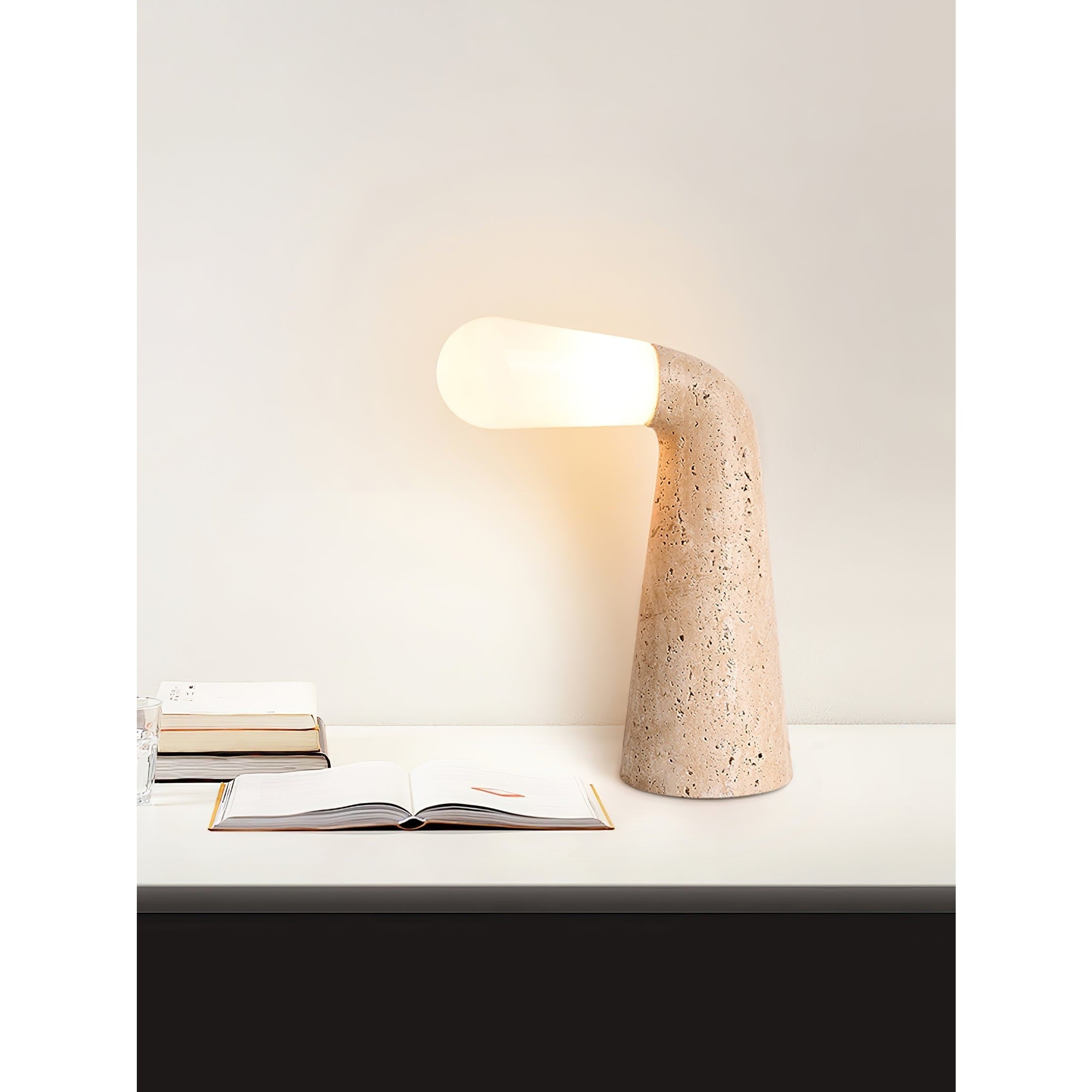 Nilo Travertine Table Lamp