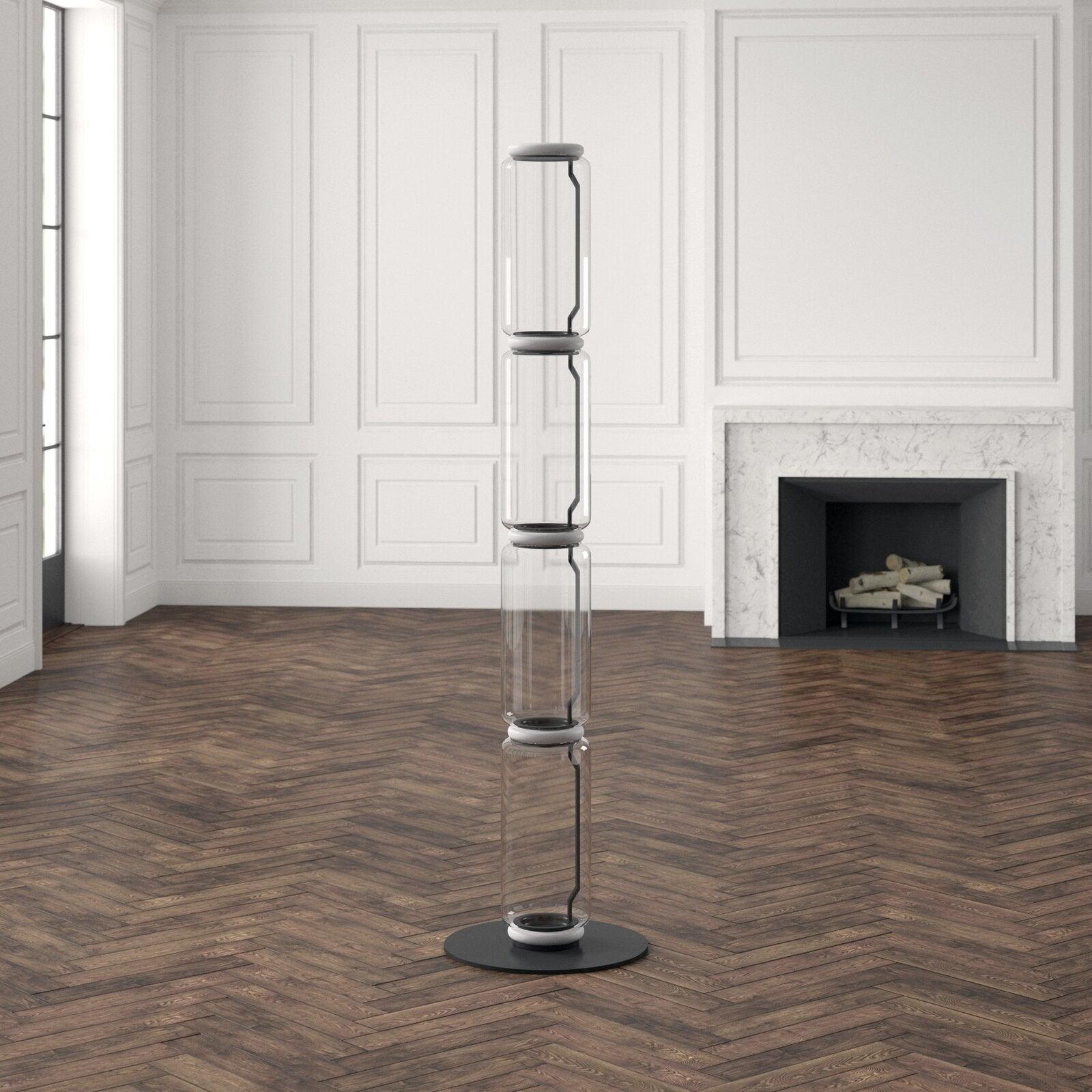 Bamboo Glass Floor Light, Floor Lamp, detail 29