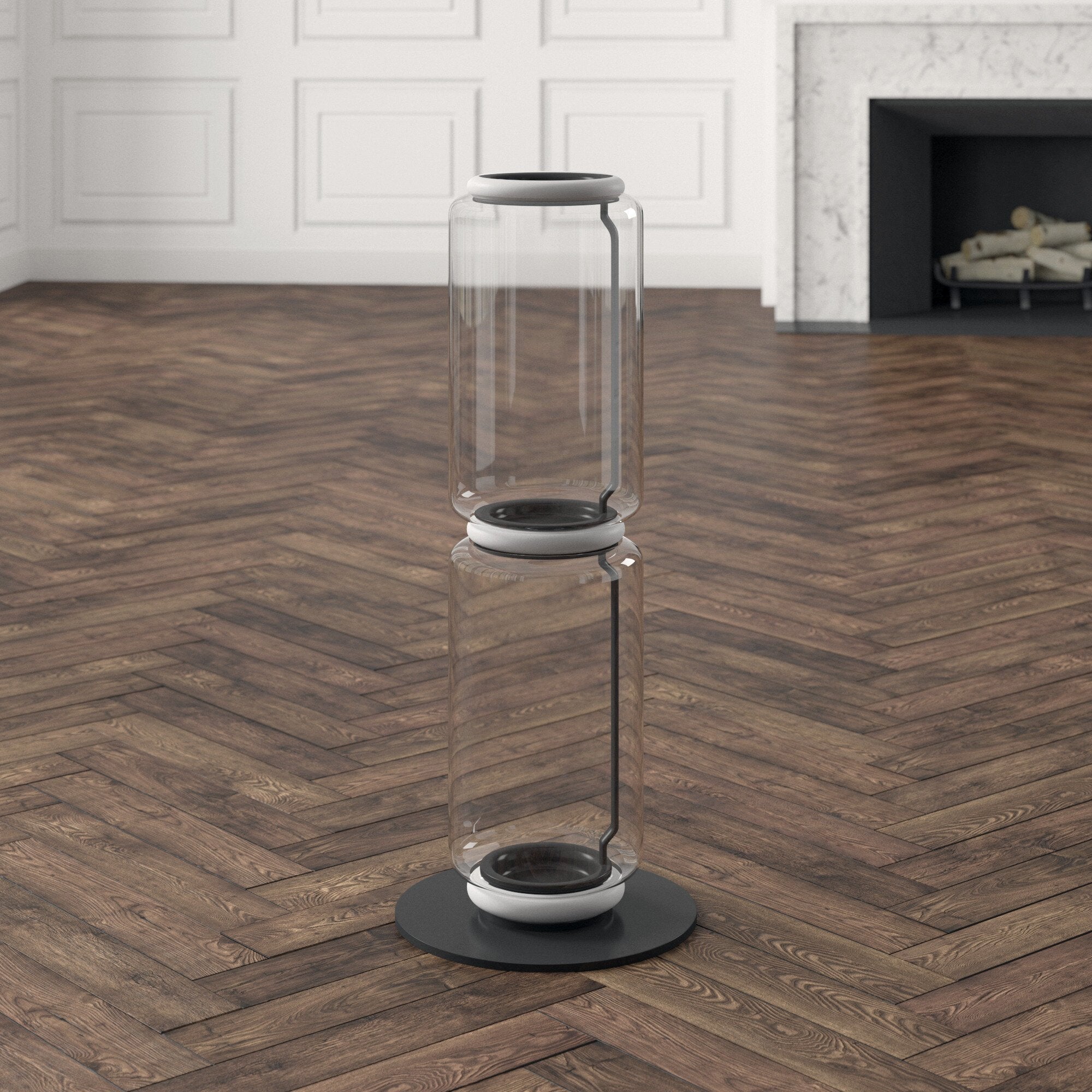 Bamboo Glass Floor Light, Floor Lamp, detail 76
