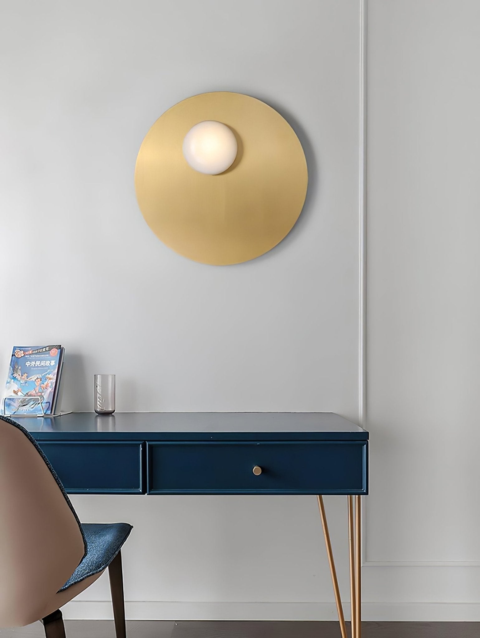 Nodes Angled Alabaster Wall-mounted Lamp Wall Light, Hardwired Wall Sconce, detail 30
